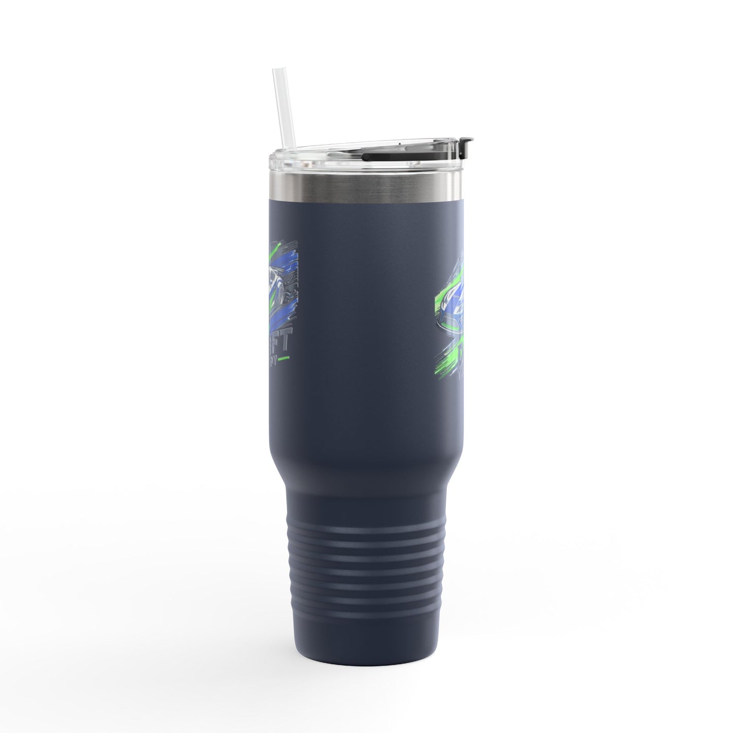 Drift Therapy Insulated Travel Mug | 40oz | Car Enthusiast Gift | Perfect for Road Trips, Coffee Lovers, Sports Fans, Outdoors