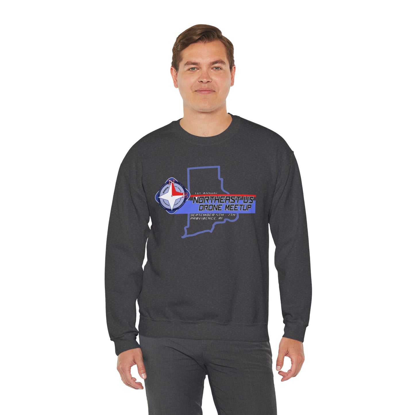 Inaugural Northeast Drone Meetup Crewneck Sweatshirt