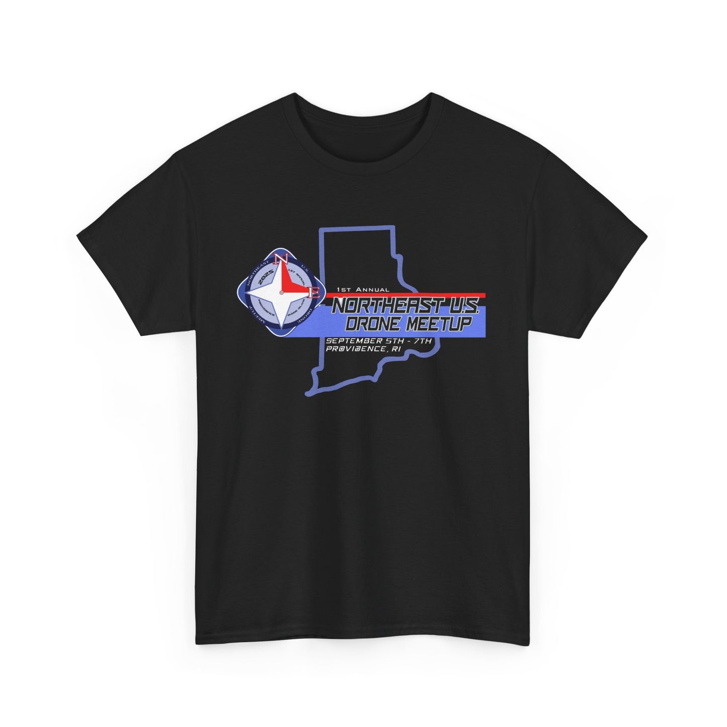 Inaugural Northeast Drone Meetup Unisex Tee, Drone