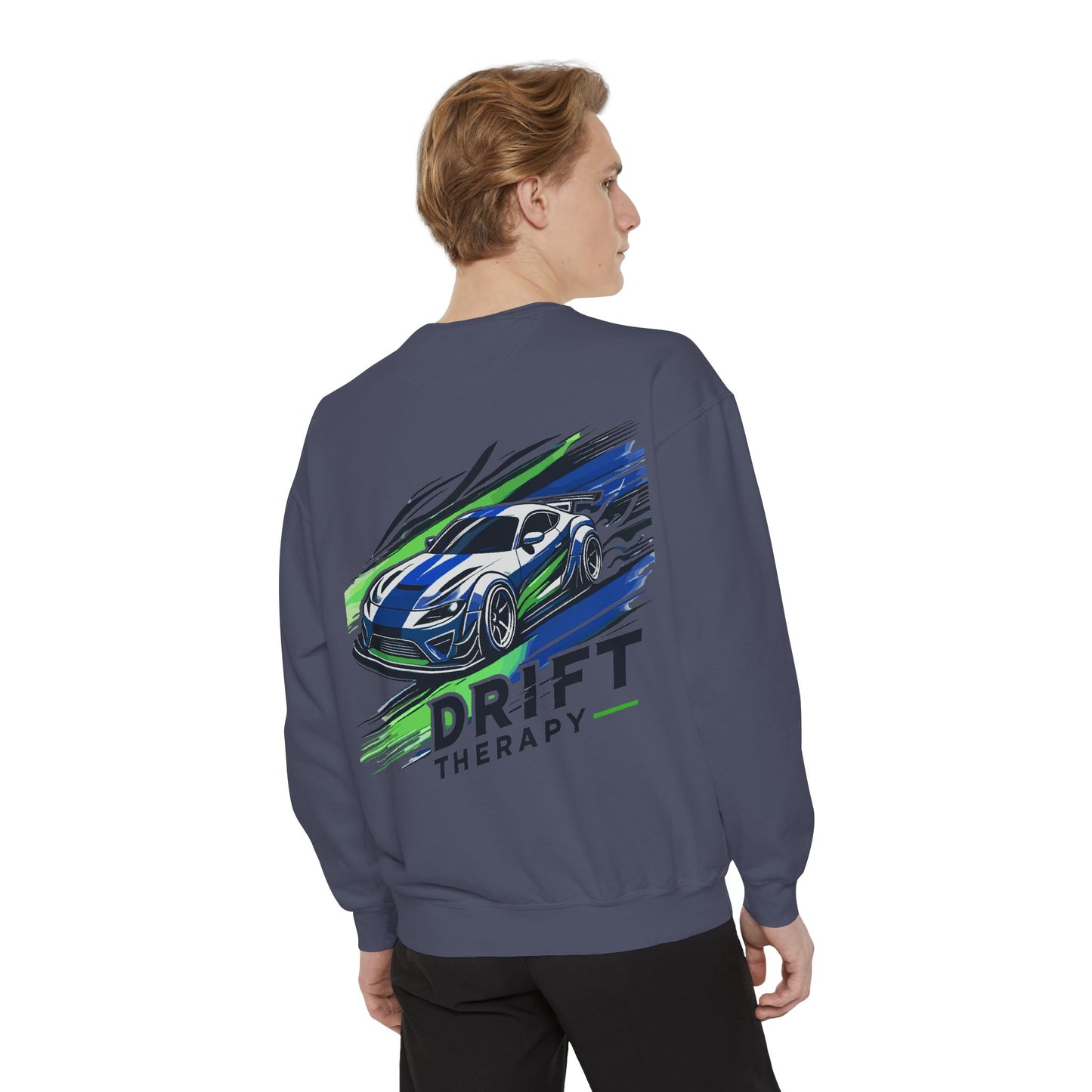 Unisex Sweatshirt - Control the Chaos, Drift Therapy, Casual Wear, Gift for Car Lovers, Everyday Comfort, Streetwear Style