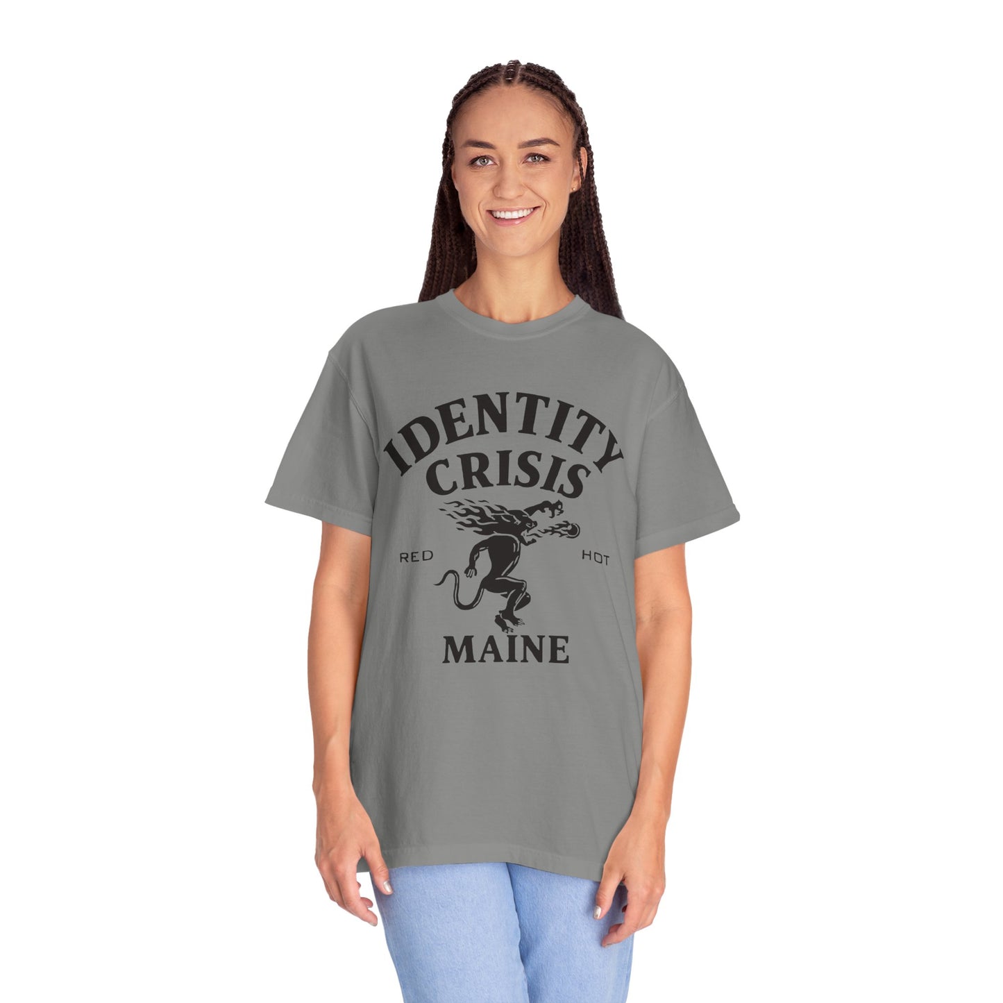 Unisex Identity Crisis T-shirt Fireball Edition