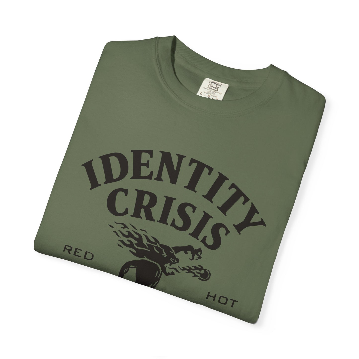 Unisex Identity Crisis T-shirt Fireball Edition