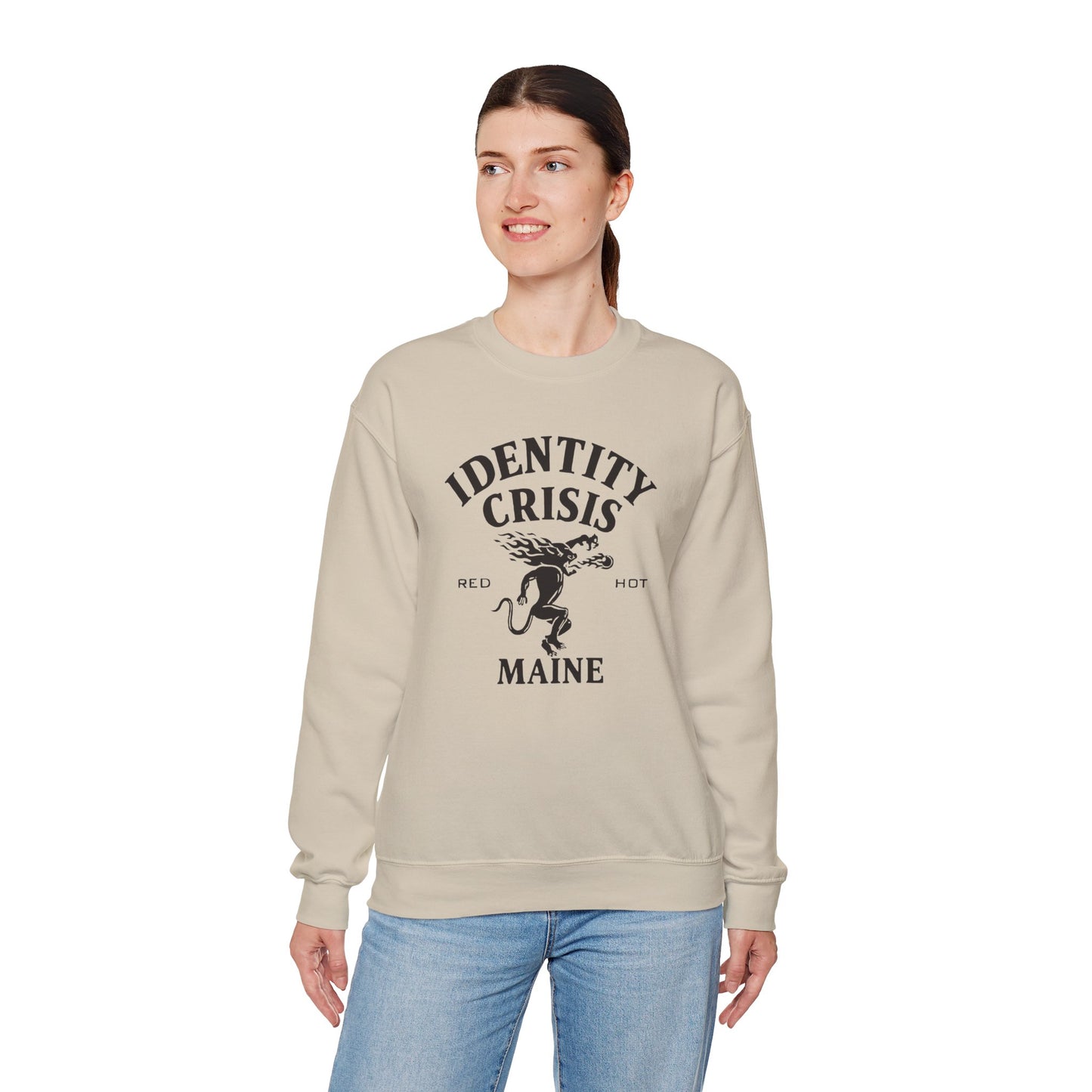 Identity Crisis Unisex Crewneck Sweatshirt Fireball Edition