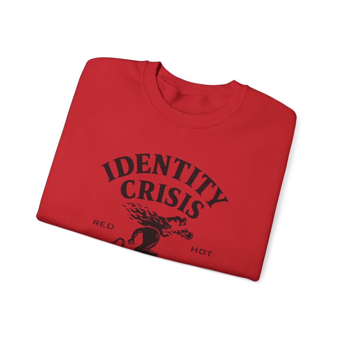 Identity Crisis Unisex Crewneck Sweatshirt Fireball Edition