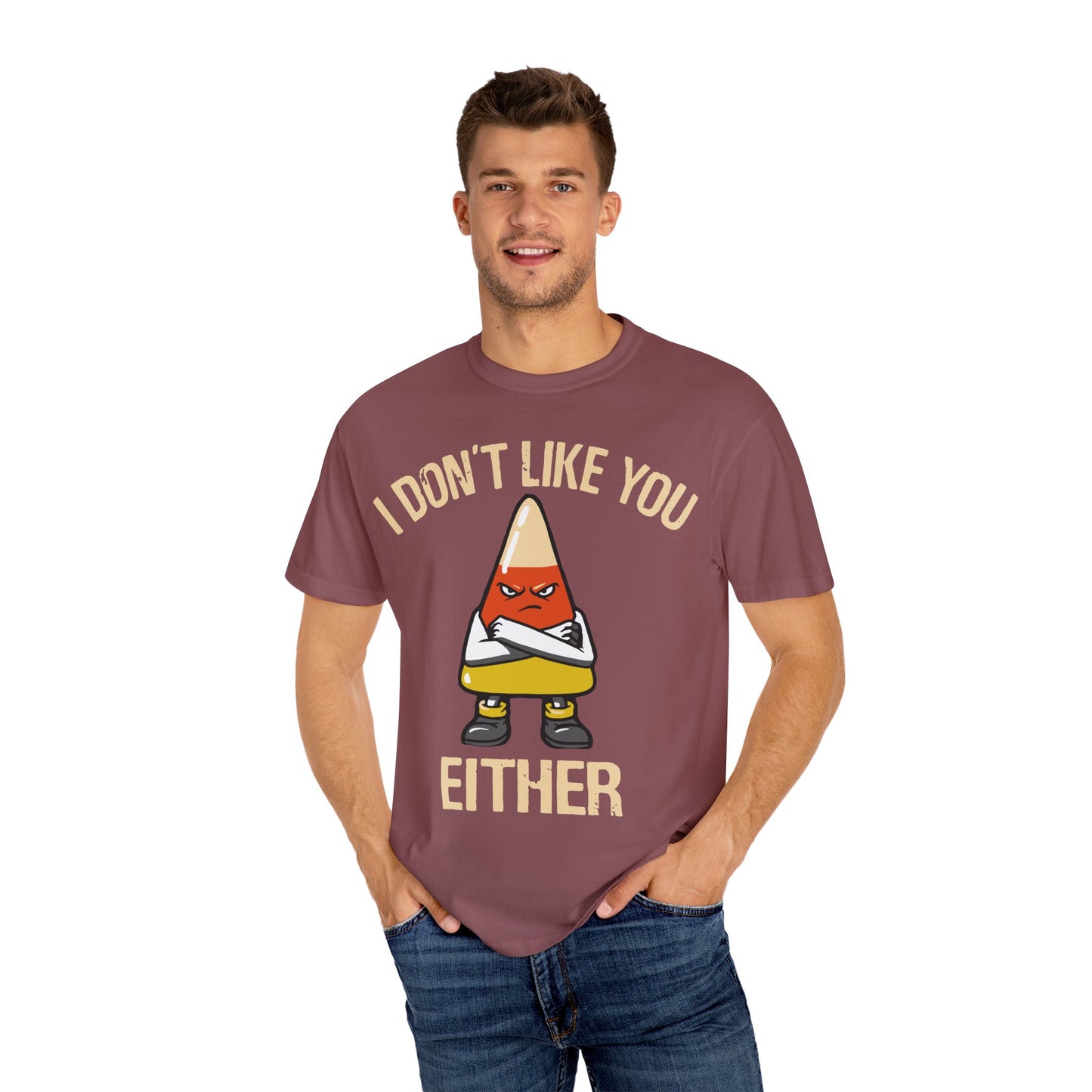 Candy Corn Unisex Garment-Dyed T-shirt