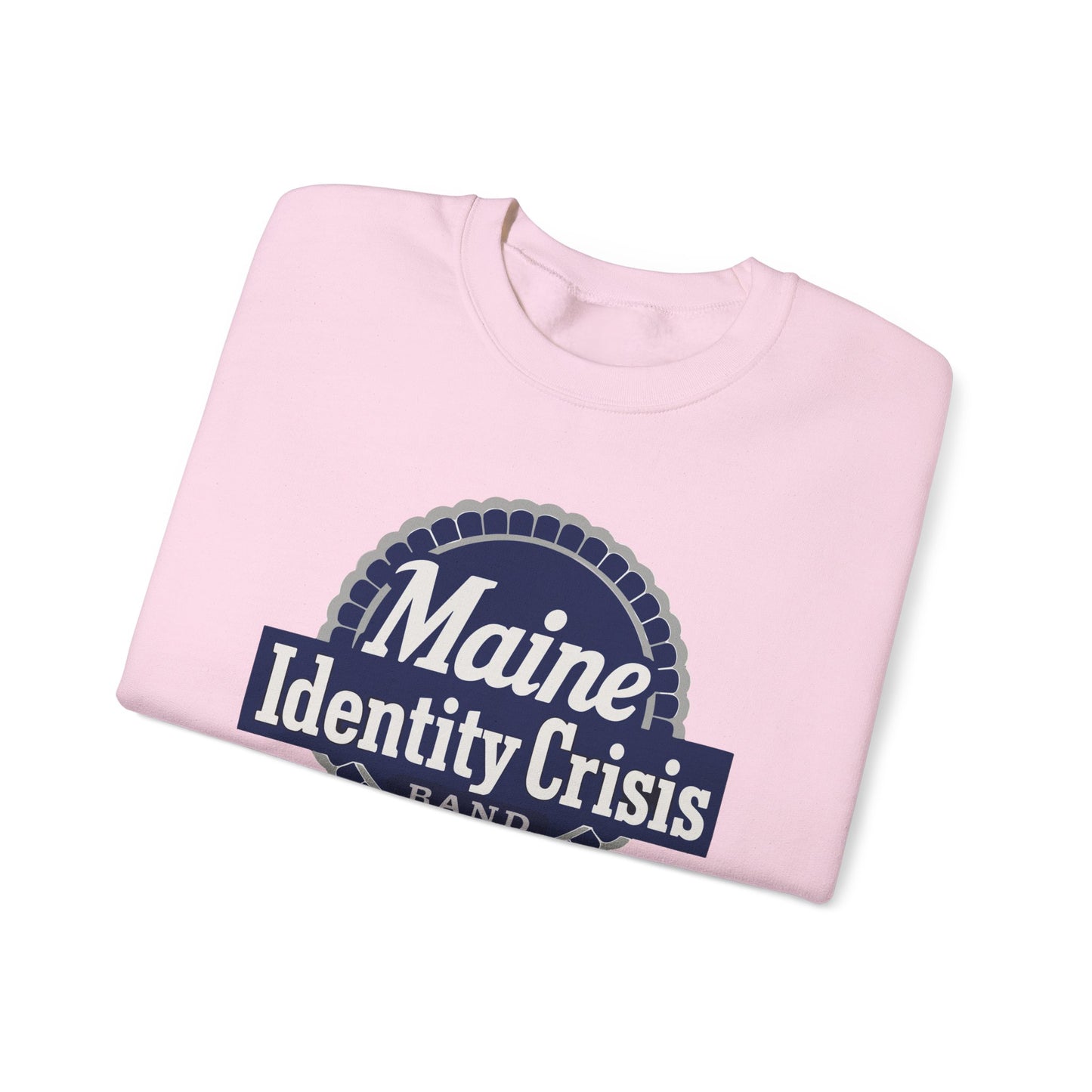Identity Crisis Unisex Crewneck Sweatshirt Pabst Blue Ribbon Edition