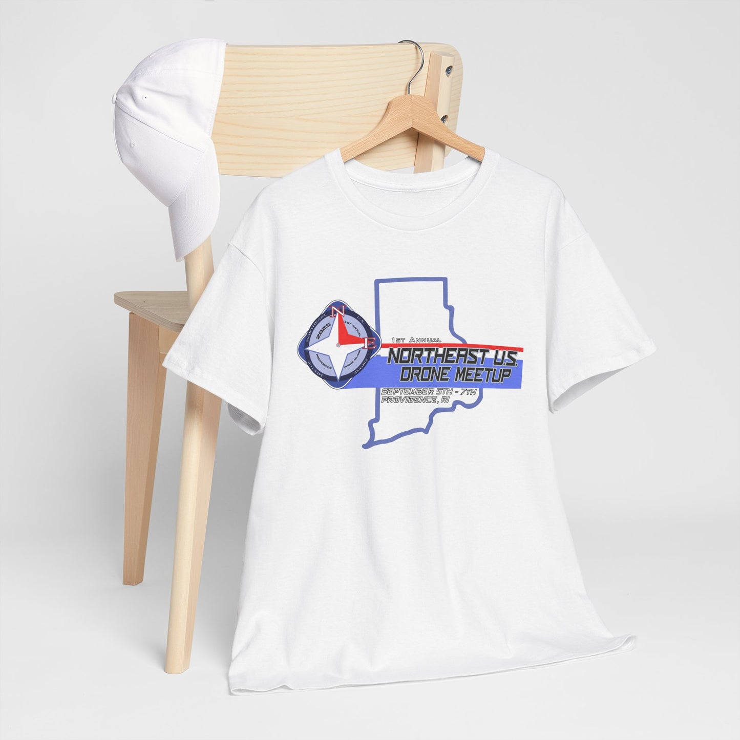Inaugural Northeast Drone Meetup Unisex Tee, Drone