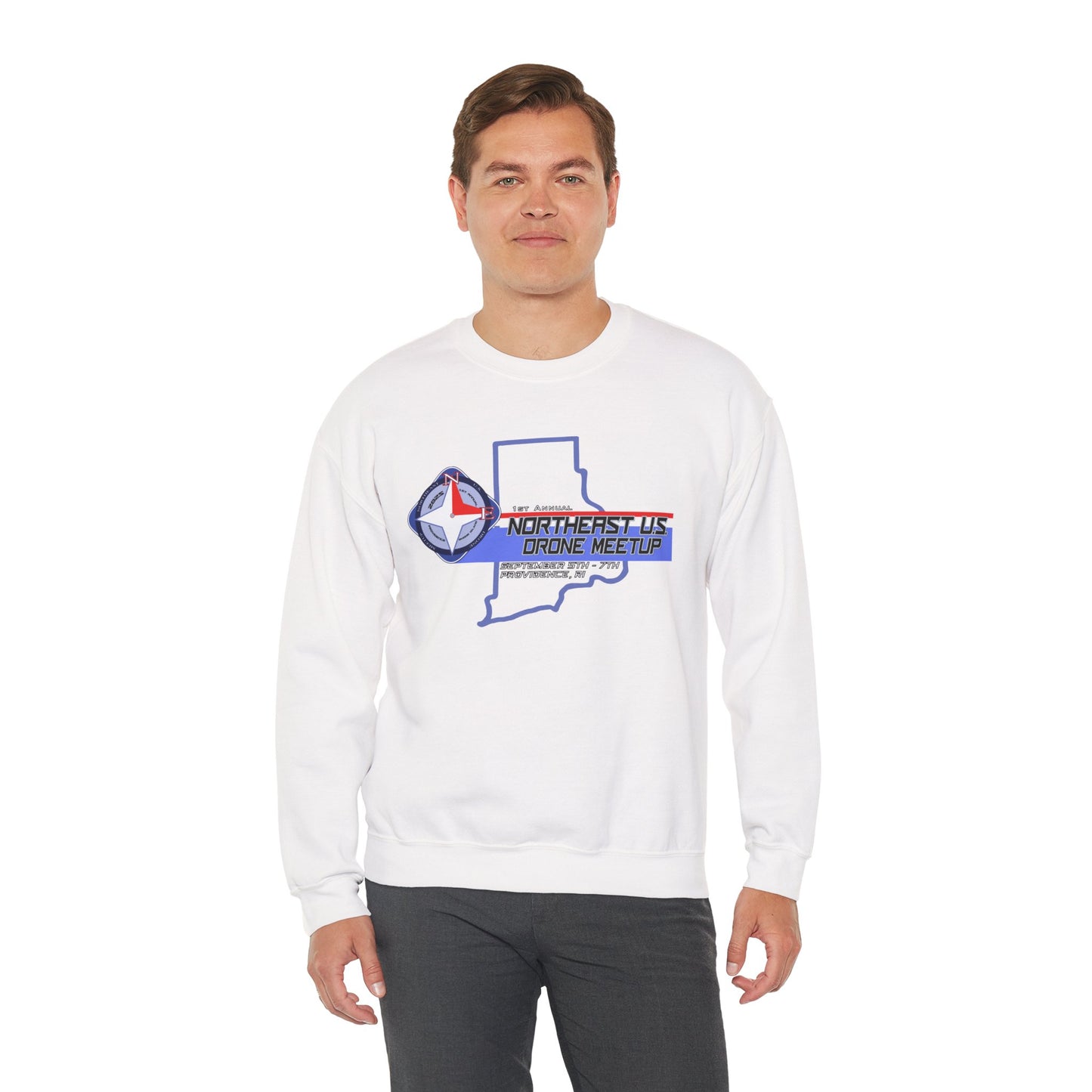 Inaugural Northeast Drone Meetup Crewneck Sweatshirt