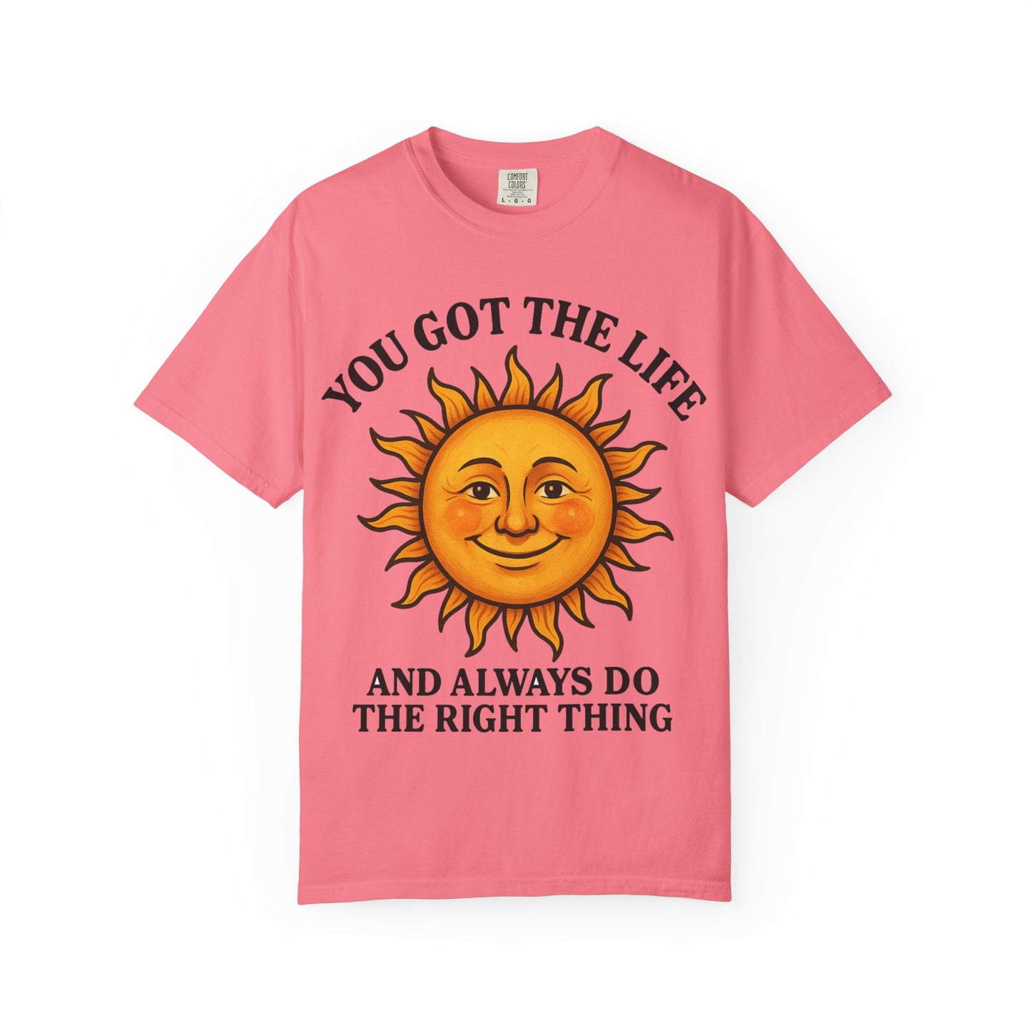 Sunny Vibes T-Shirt, Inspirational Tee for Positive Energy, Gift for Friends, Summer Fashion, Relaxed Lifestyle Wear
