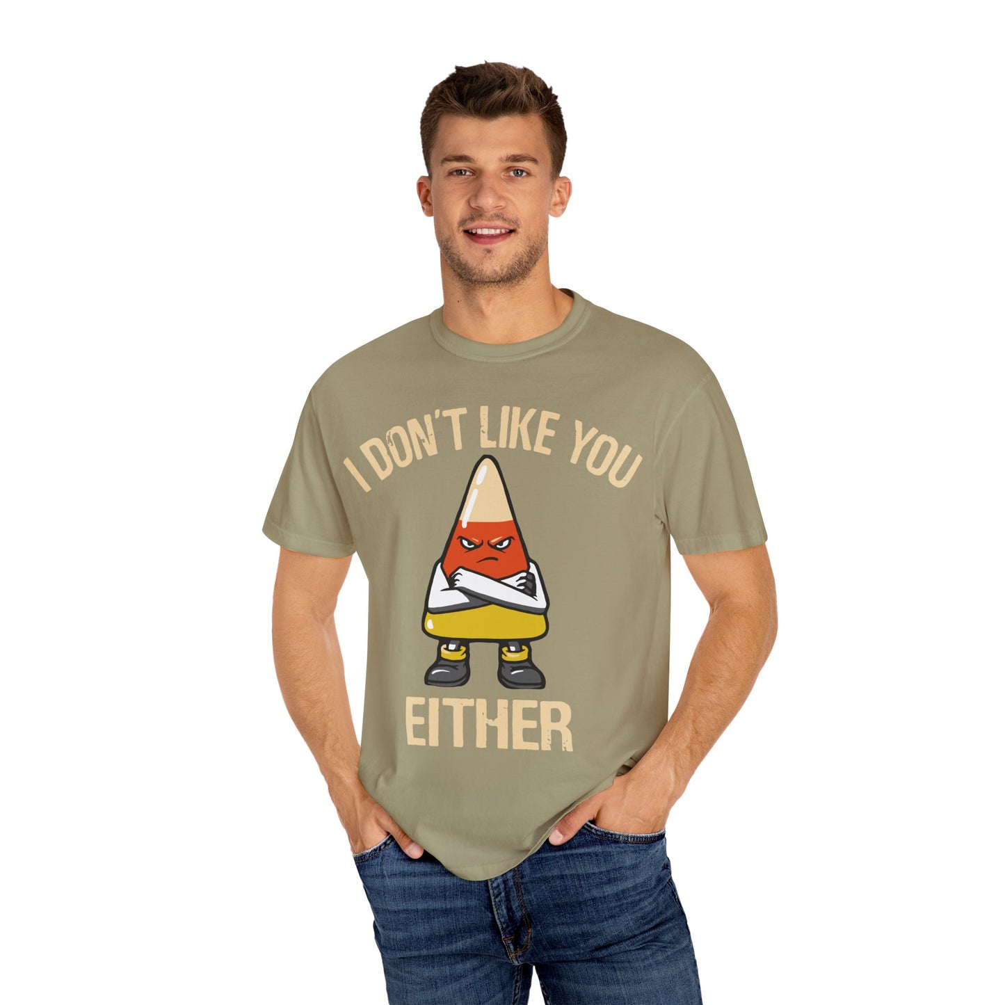 Candy Corn Unisex Garment-Dyed T-shirt