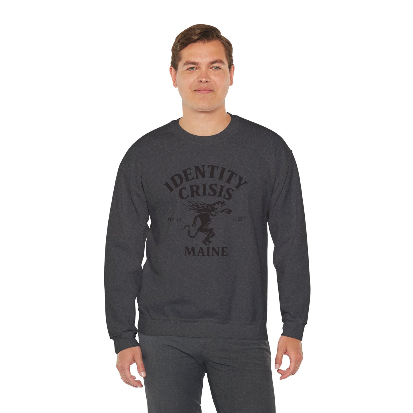 Identity Crisis Unisex Crewneck Sweatshirt Fireball Edition