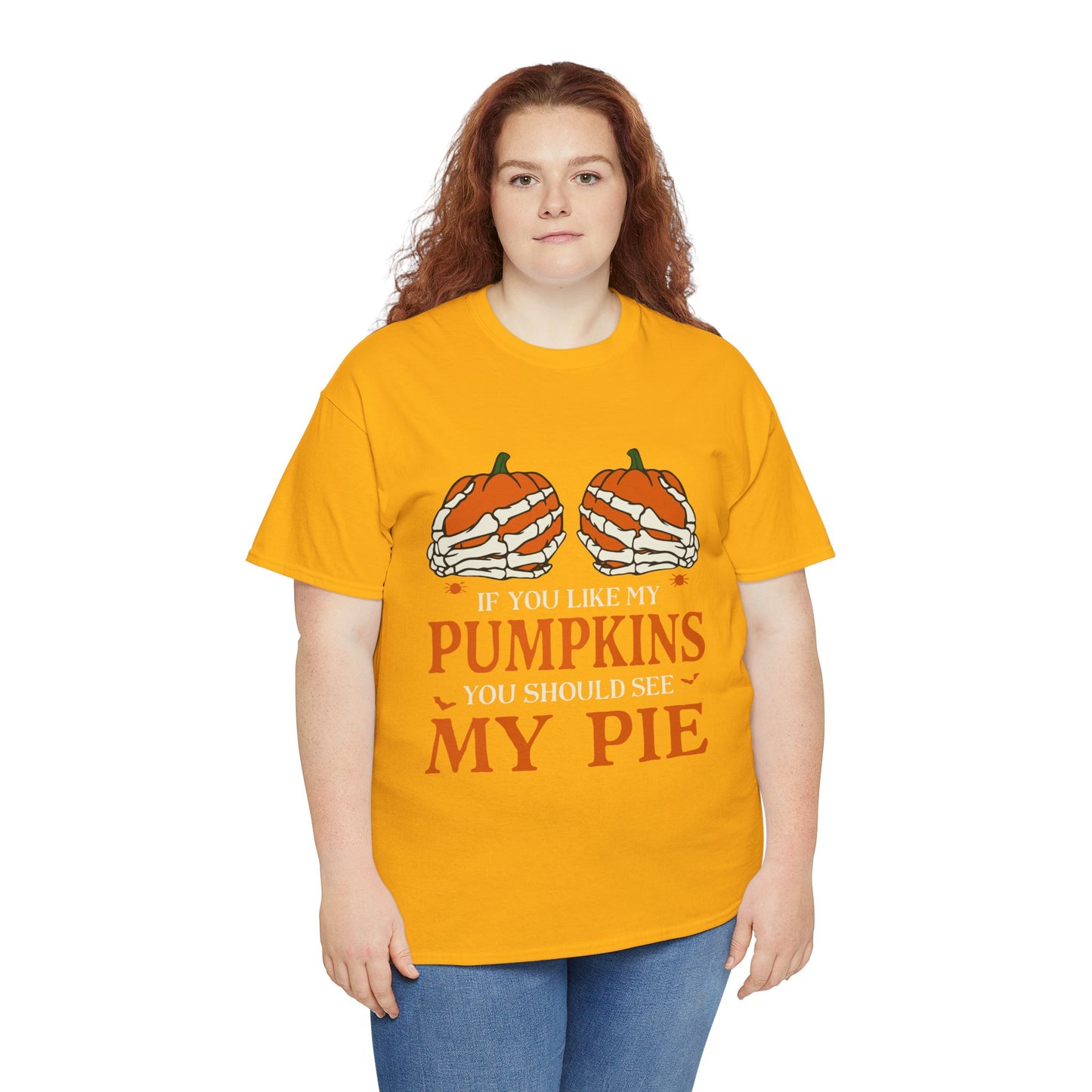 Funny Pumpkin Pie Tee, Halloween Shirt, Fall Fashion, Unisex Graphic Tee, Gift for Thanksgiving, Autumn Apparel