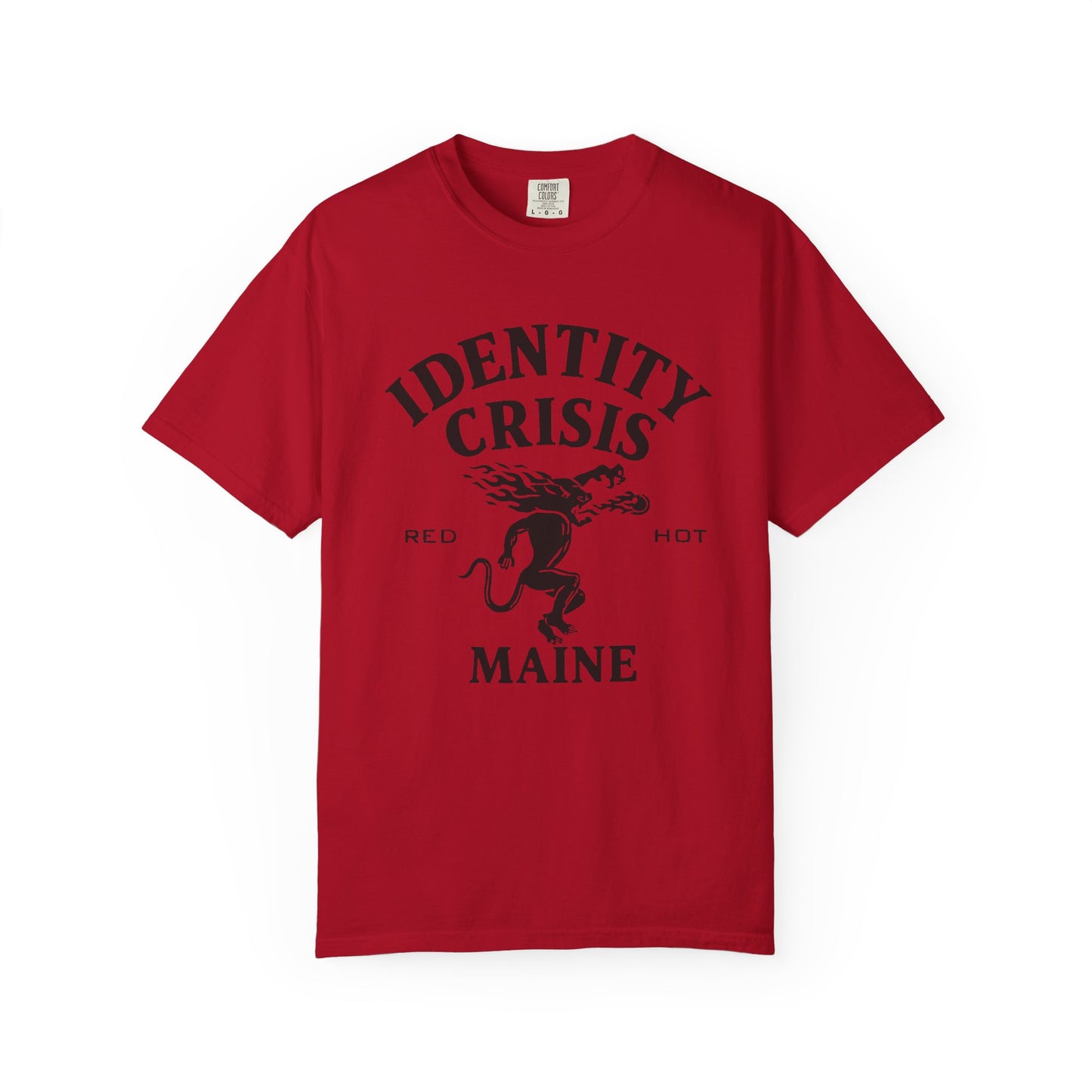 Unisex Identity Crisis T-shirt Fireball Edition