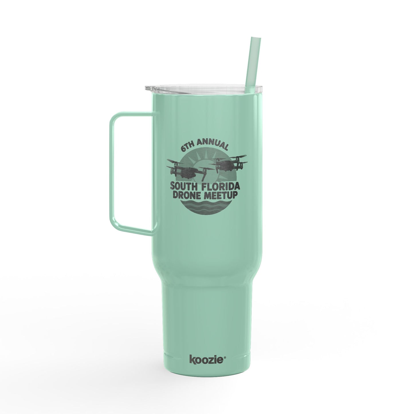 6th Annual South Florida Drone Meetup Insulated Tumbler for Hot & Cold Beverages, 40oz