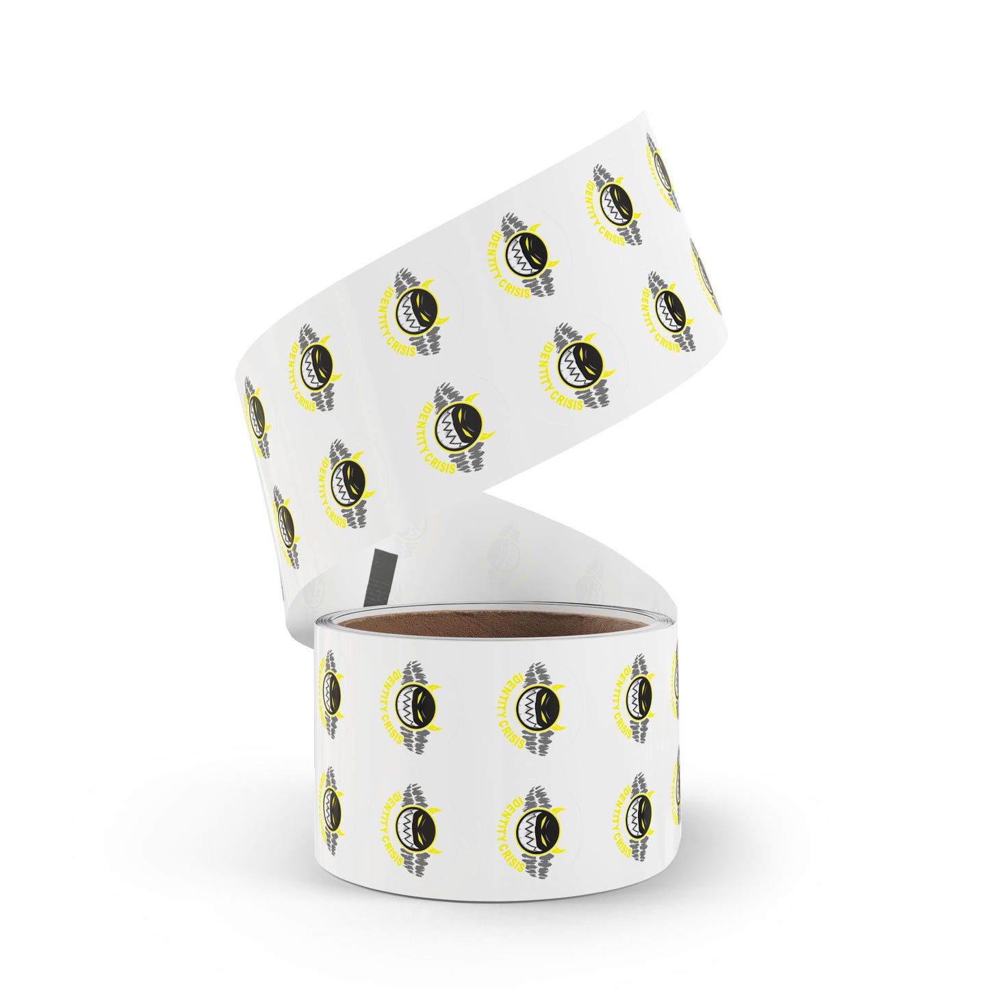 Identity Crisis Round Sticker Rolls
