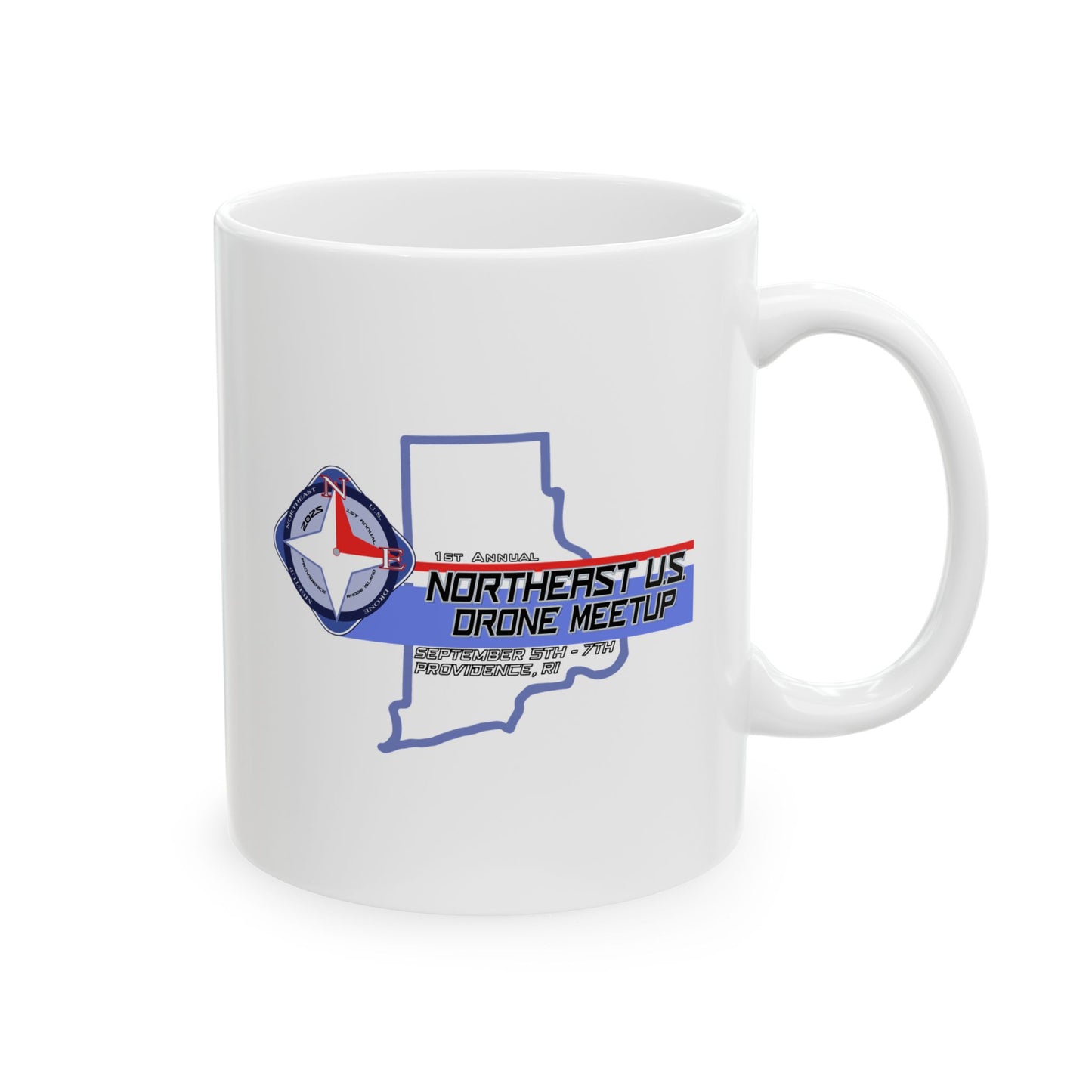 Inaugural Northeast Drone Meetup Ceramic Coffee Mug