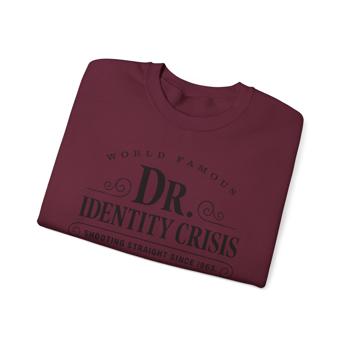 Identity Crisis Unisex Crewneck Sweatshirt Dr. McGillicuddy's Edition