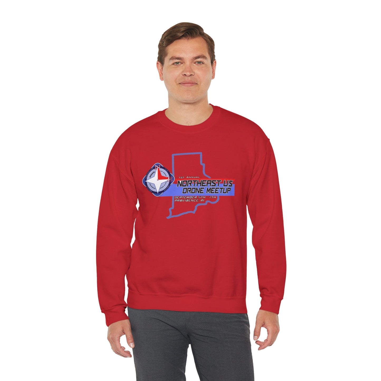 Inaugural Northeast Drone Meetup Crewneck Sweatshirt