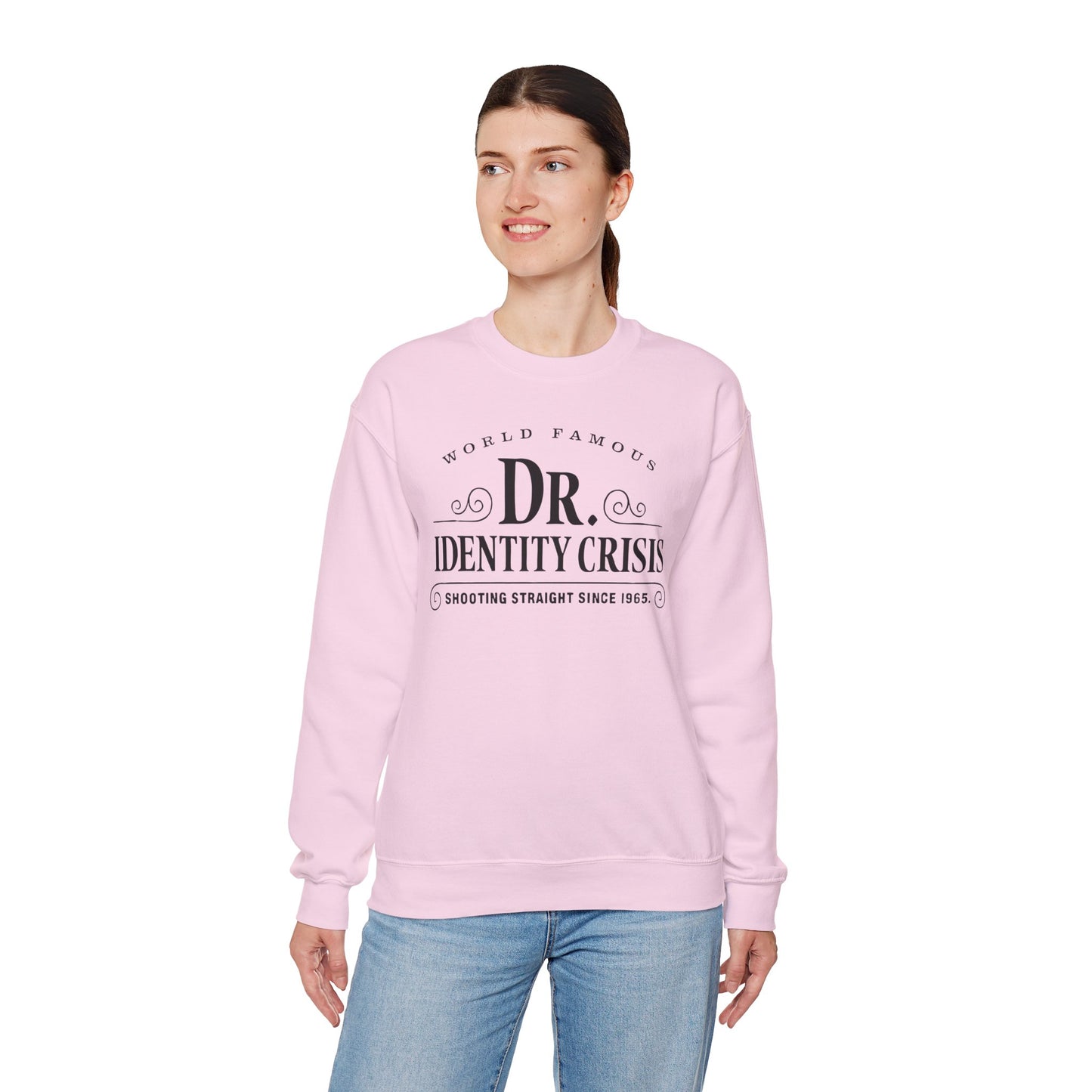 Identity Crisis Unisex Crewneck Sweatshirt Dr. McGillicuddy's Edition