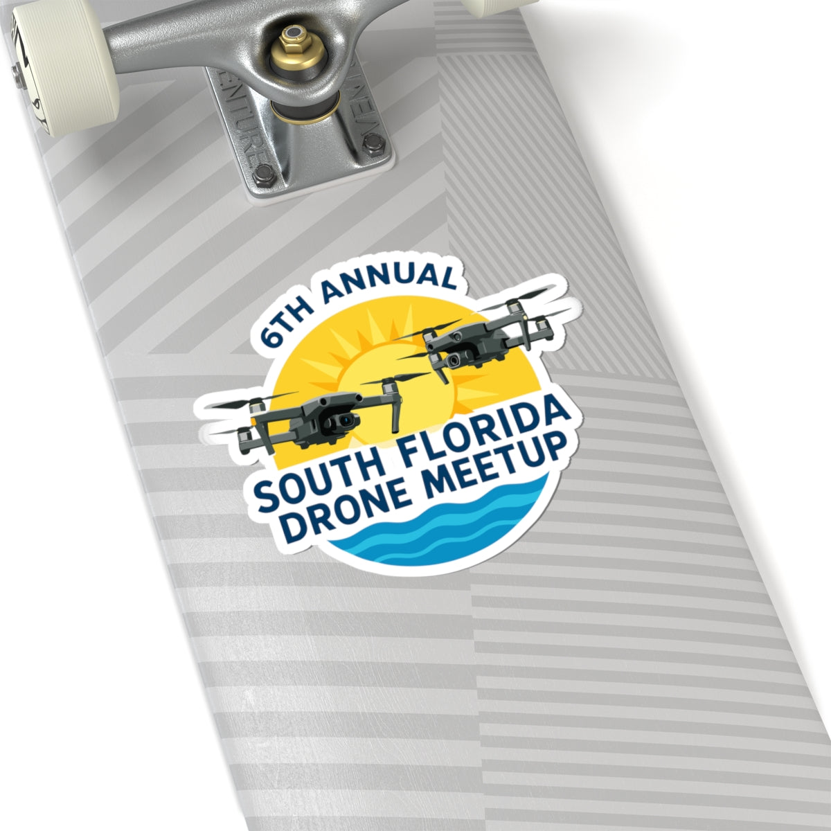6th Annual South Florida Drone Meetup Kiss-Cut Stickers