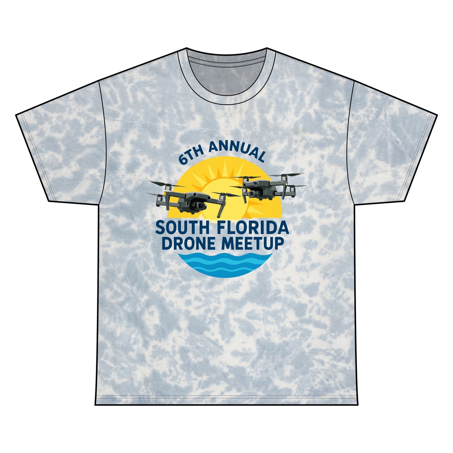 6th Annual South Florida Drone Meetup Tie Dye Tee