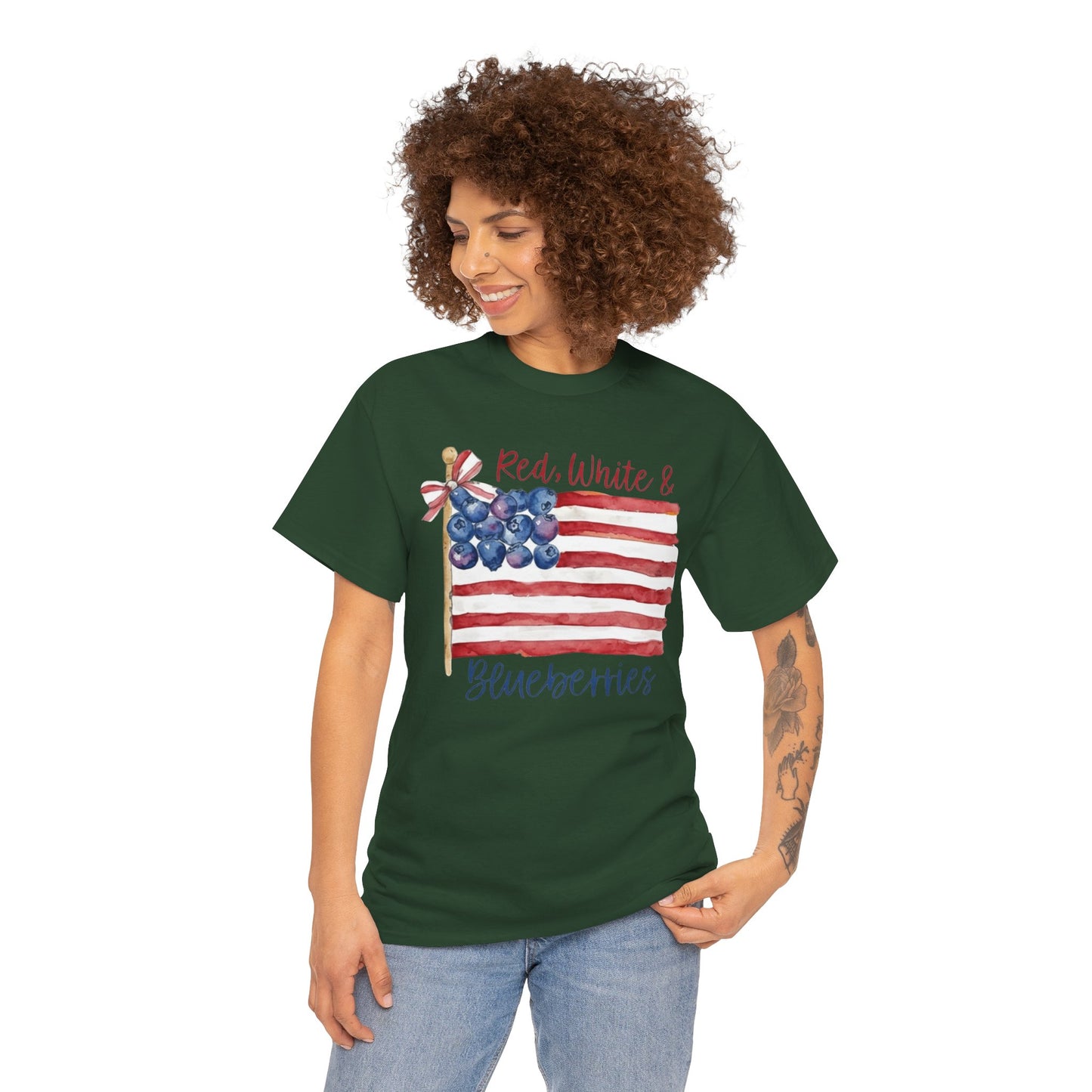 Red, White & Blueberries Tee