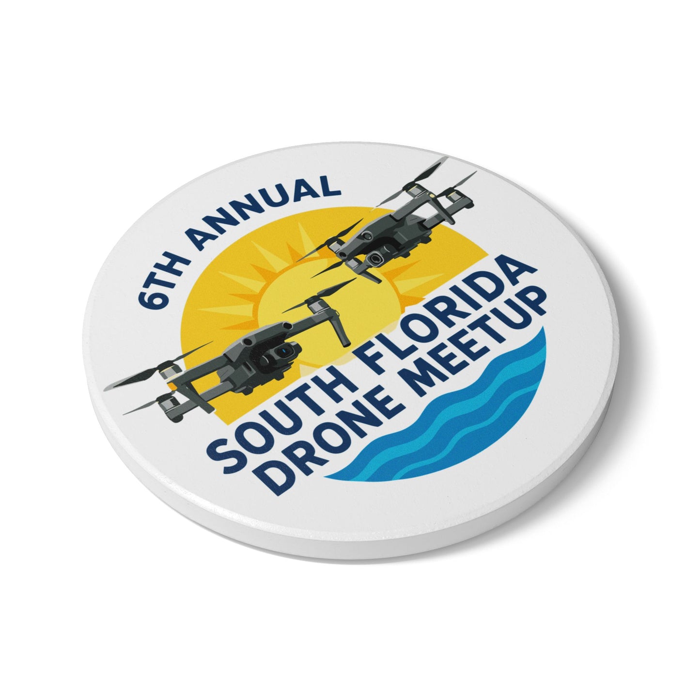 6th Annual South Florida Drone Meetup Ceramic Coaster