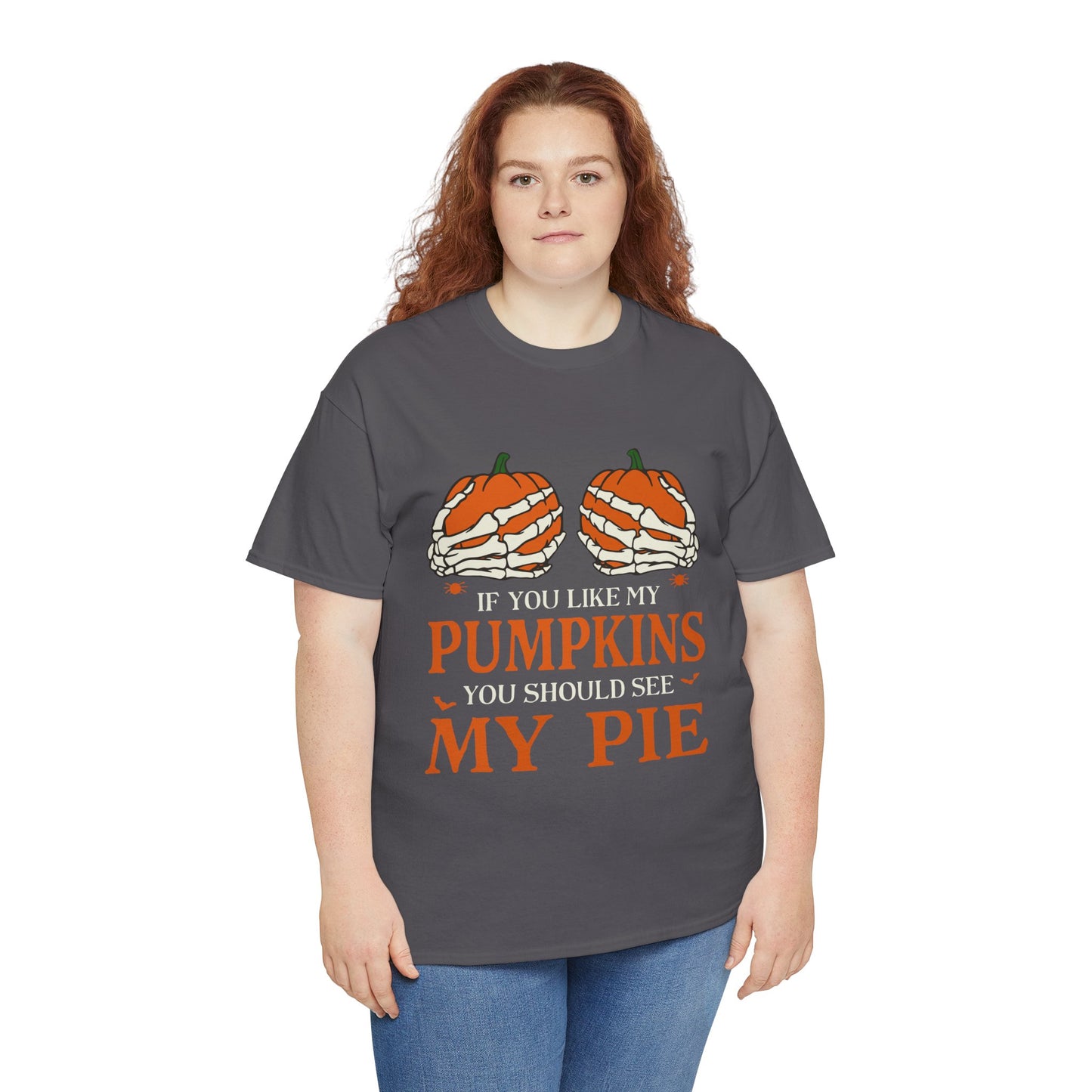 Funny Pumpkin Pie Tee, Halloween Shirt, Fall Fashion, Unisex Graphic Tee, Gift for Thanksgiving, Autumn Apparel