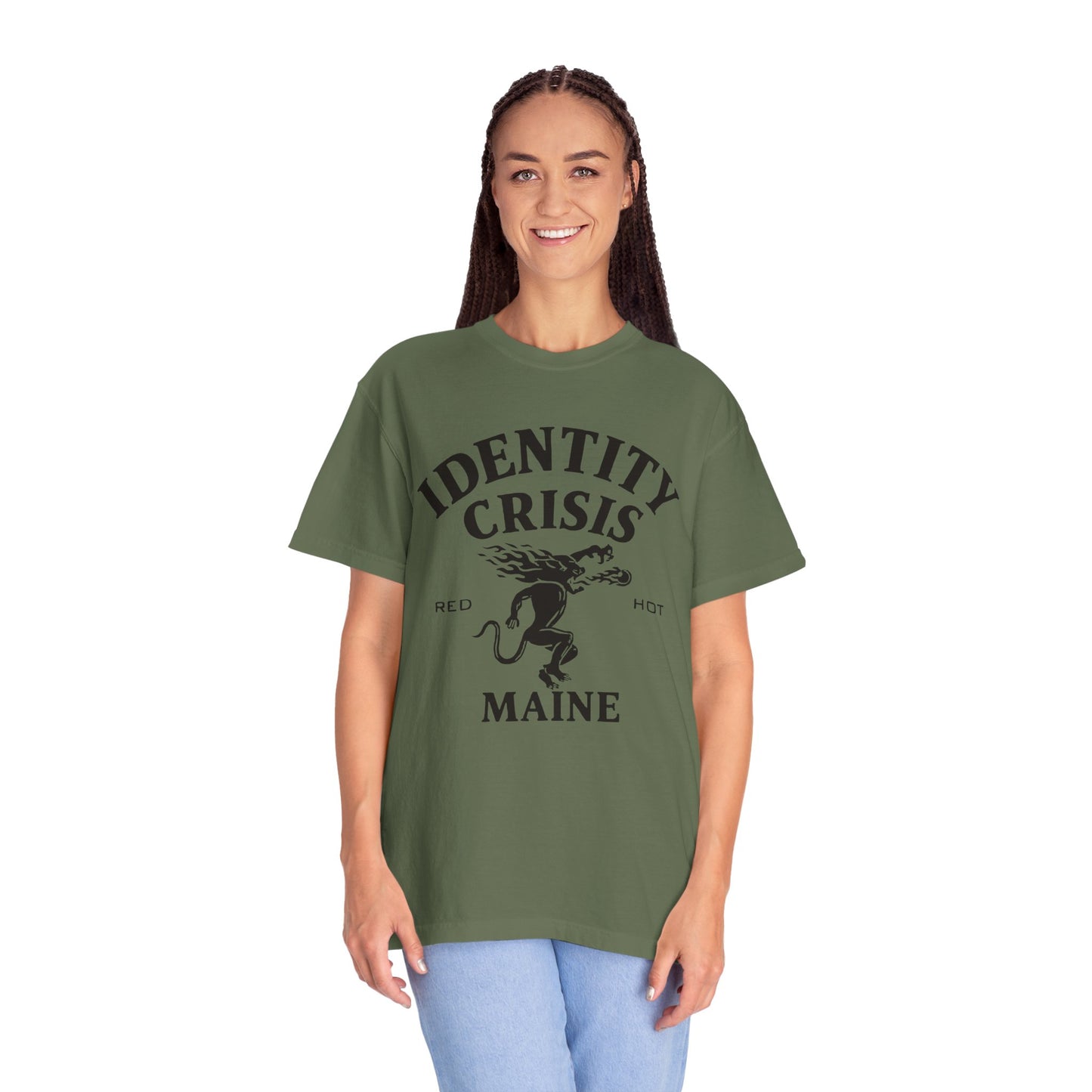 Unisex Identity Crisis T-shirt Fireball Edition