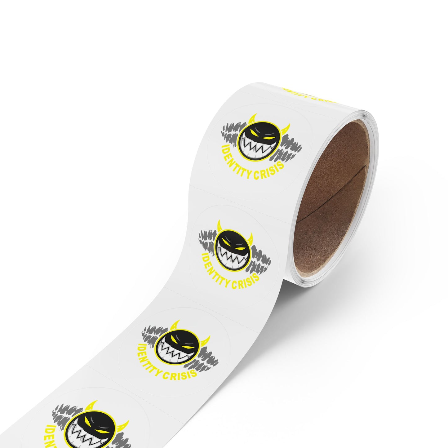 Identity Crisis Round Sticker Rolls
