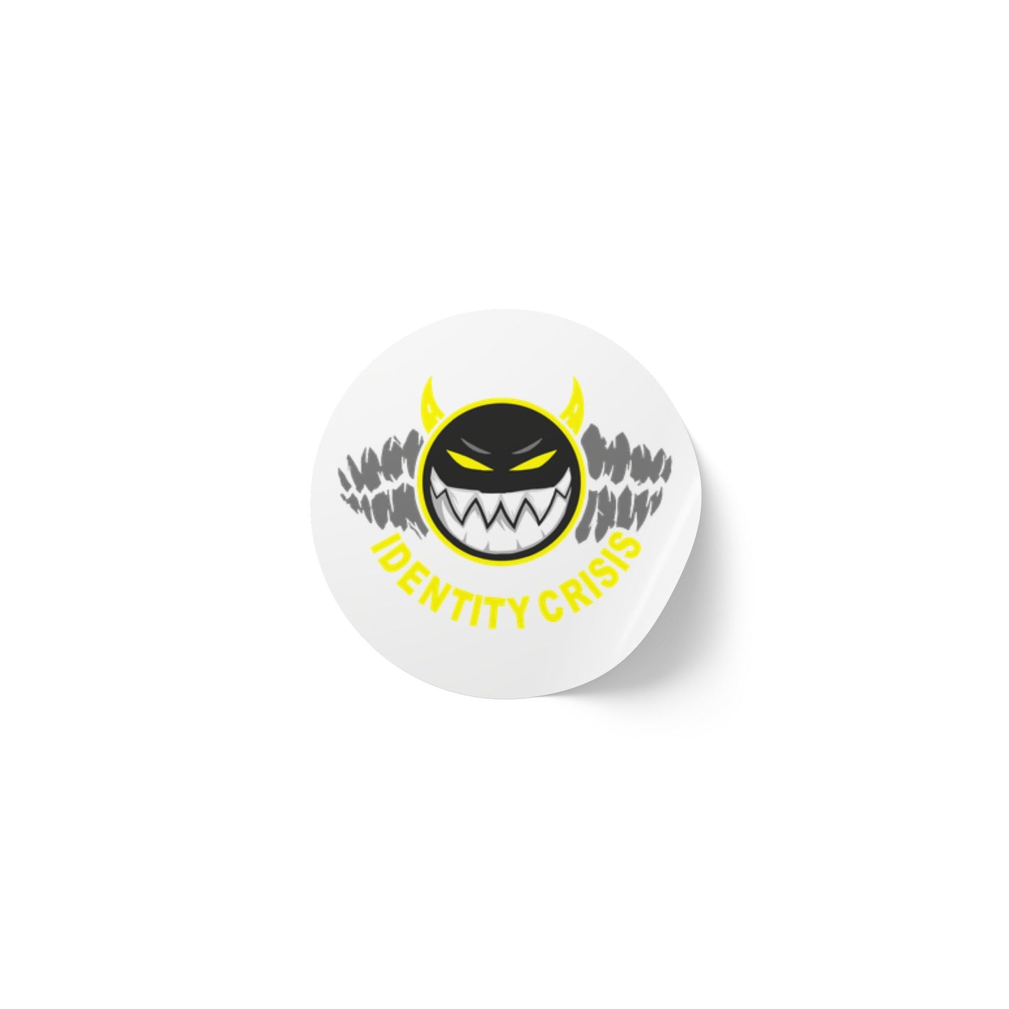 Identity Crisis Round Sticker Rolls