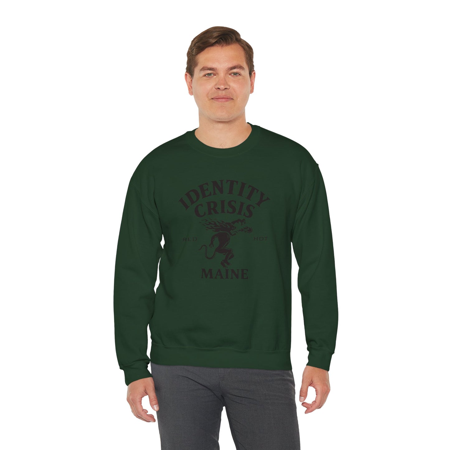 Identity Crisis Unisex Crewneck Sweatshirt Fireball Edition