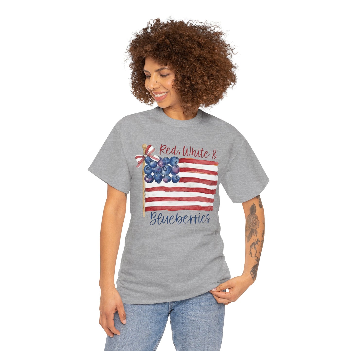 Red, White & Blueberries Tee