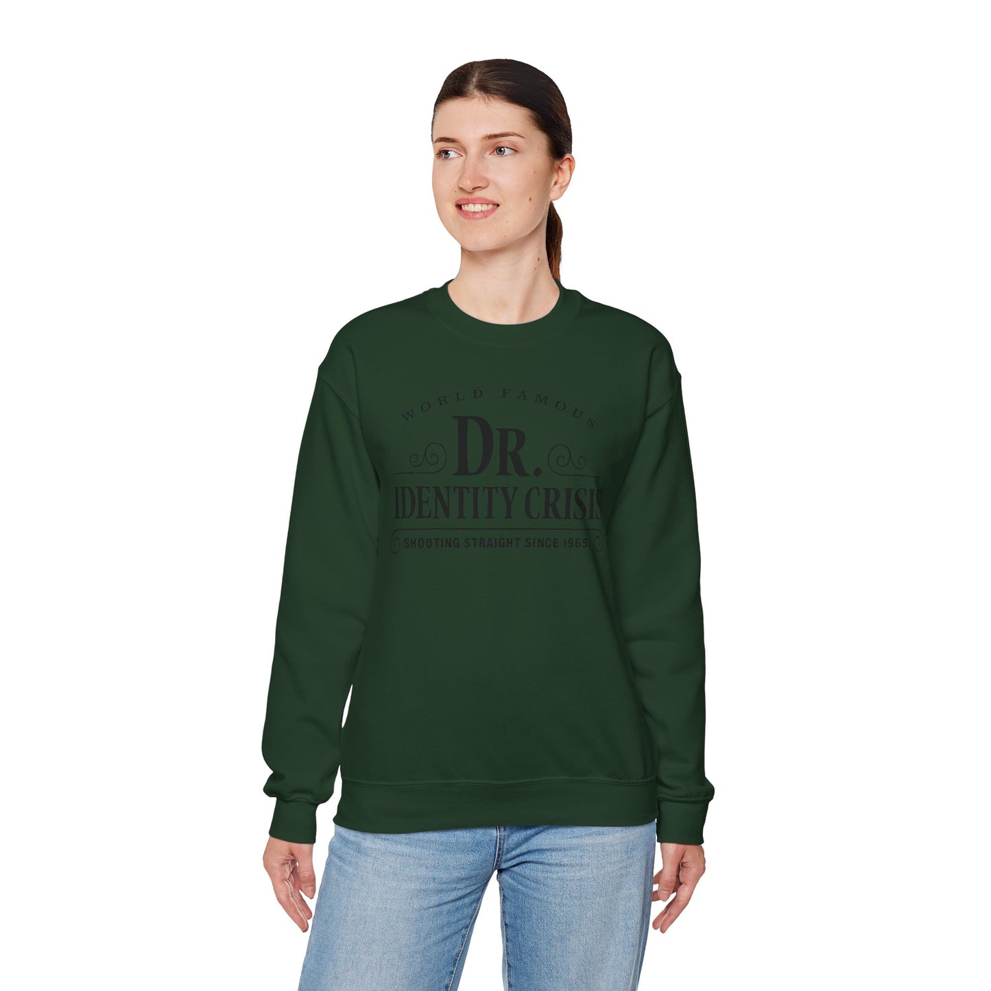 Identity Crisis Unisex Crewneck Sweatshirt Dr. McGillicuddy's Edition