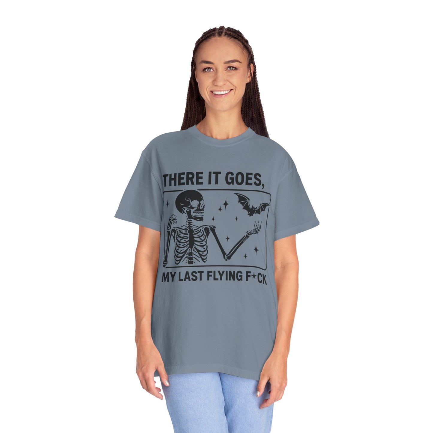 Playful Skeleton Graphic T-Shirt, Unisex Humor Tee, Halloween Shirt, Casual Wear, Gift for Friends