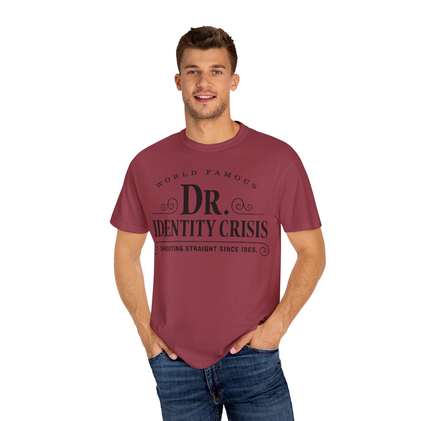 Unisex Identity Crisis T-shirt Dr. McGillicuddy's Edition