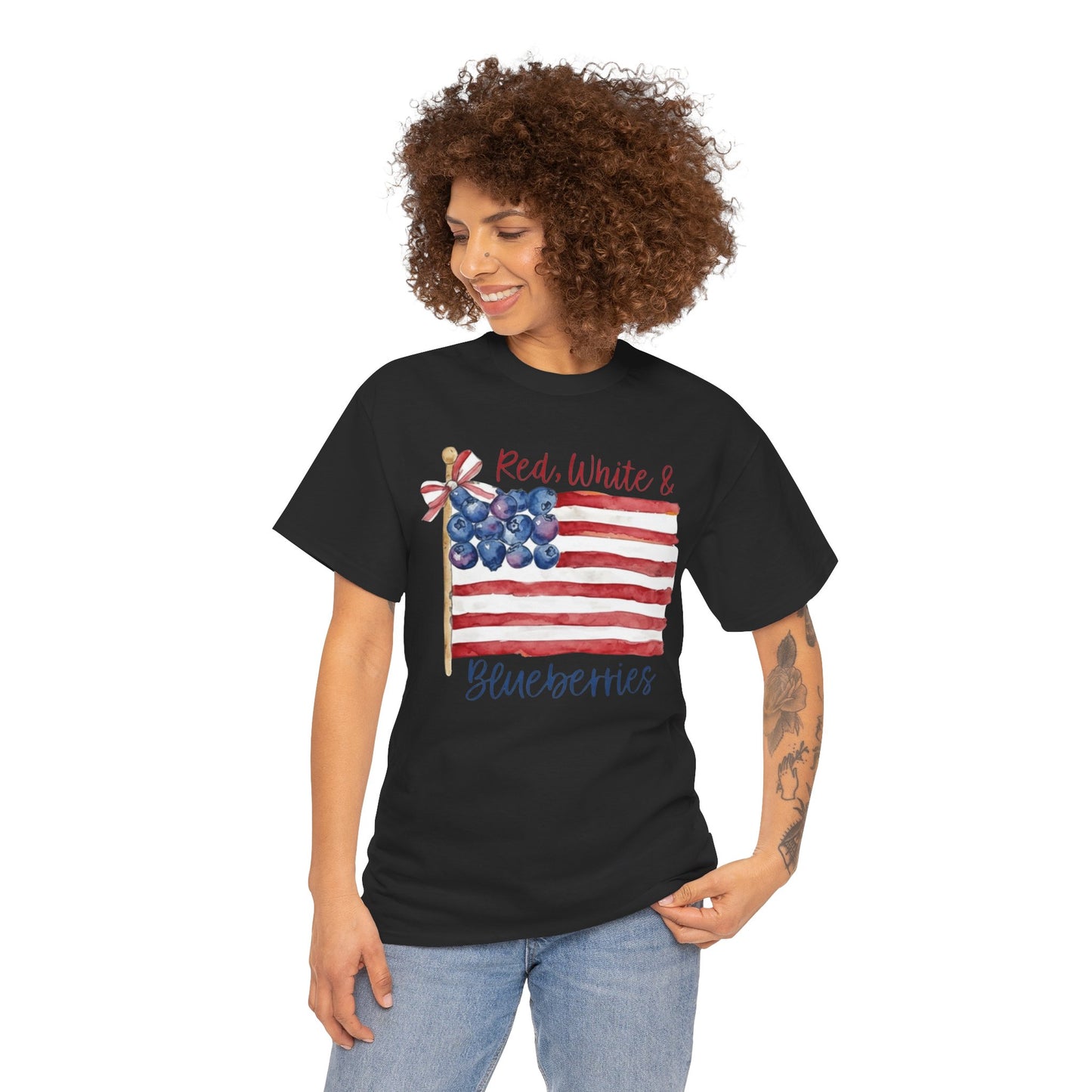 Red, White & Blueberries Tee