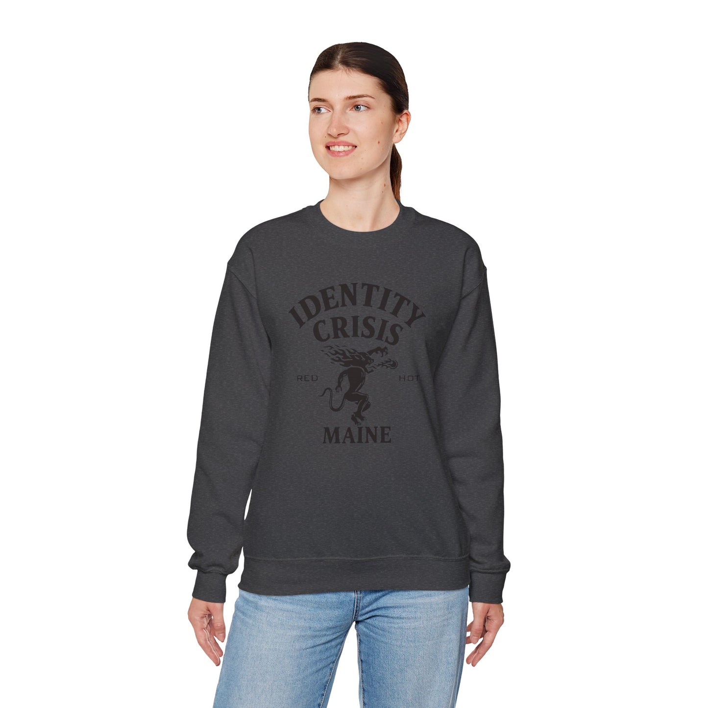 Identity Crisis Unisex Crewneck Sweatshirt Fireball Edition