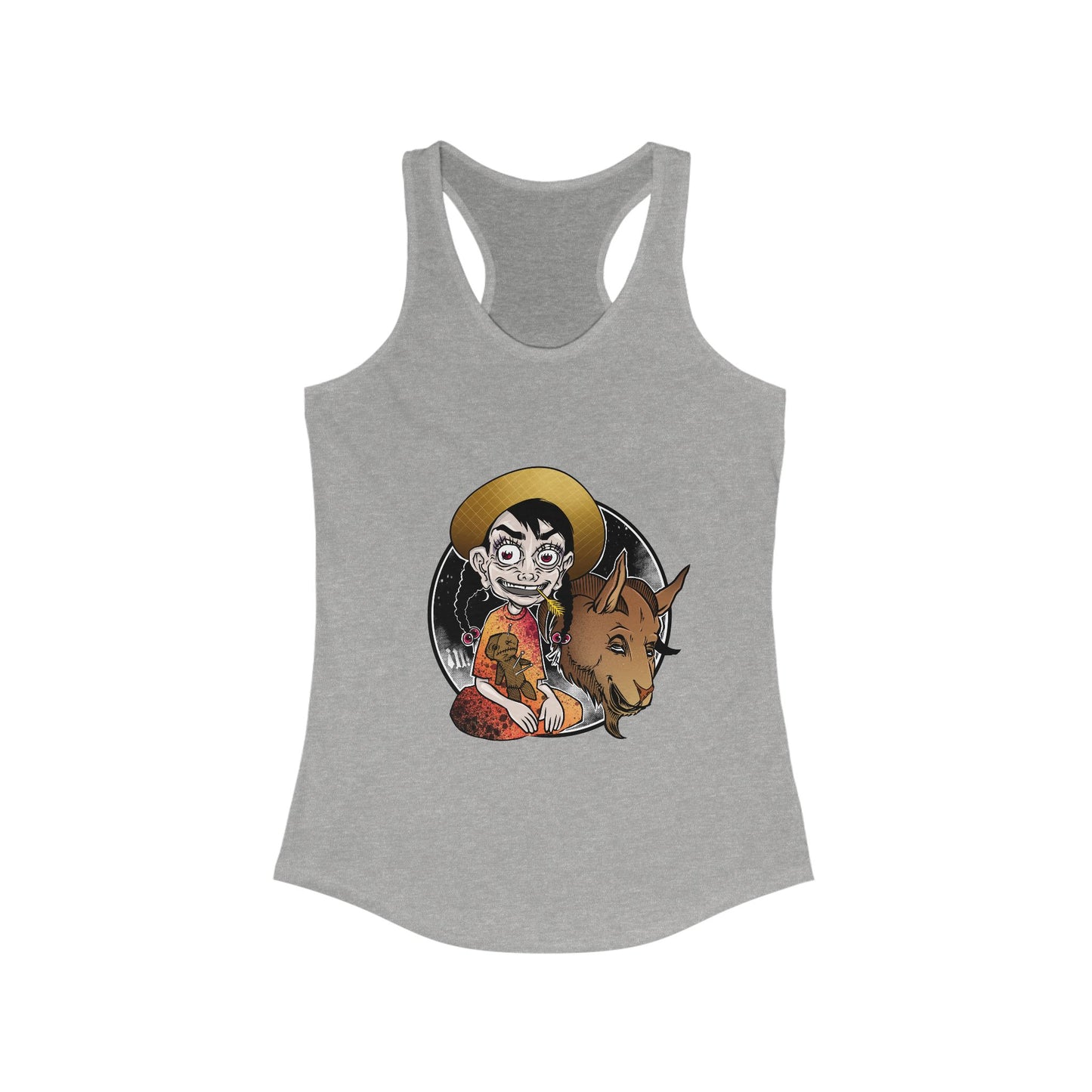 Ill! Artestry Goaty Women's Racerback Tank Top