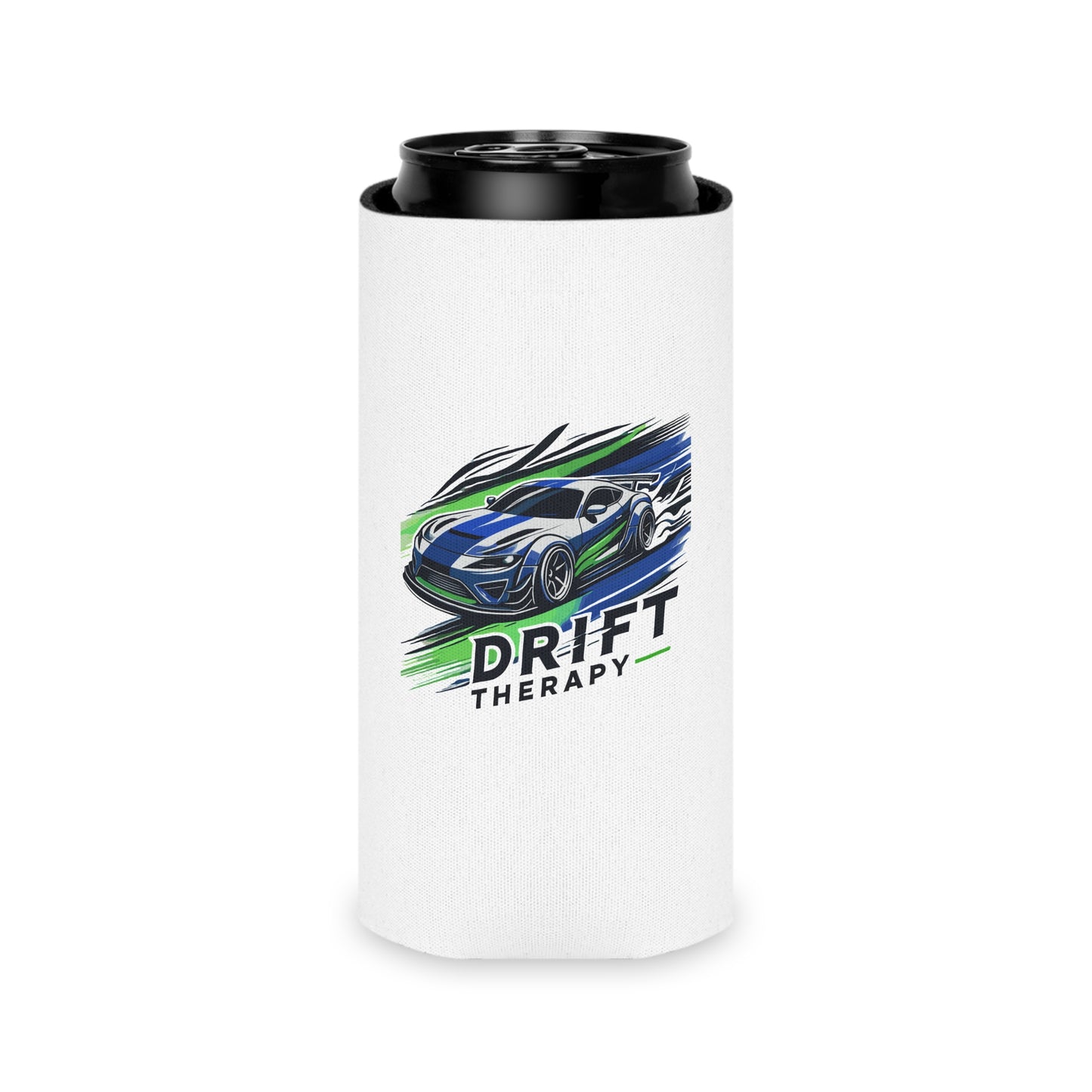 Drift Therapy Can Cooler for Car Enthusiasts, Ideal Gift for Birthday, Car Show, BBQ, Beverage Holder, Racing Themed Gift