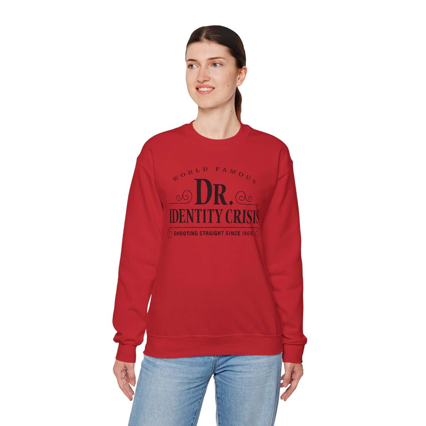 Identity Crisis Unisex Crewneck Sweatshirt Dr. McGillicuddy's Edition