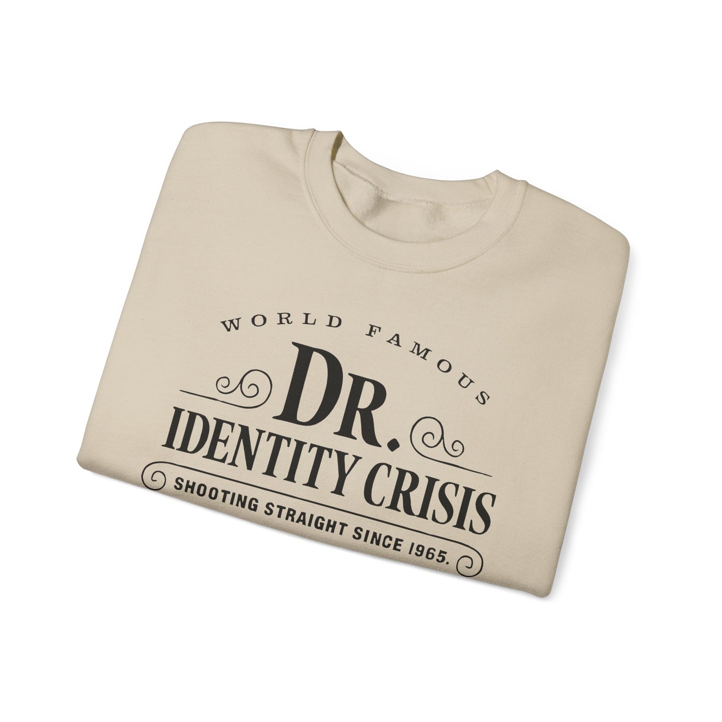 Identity Crisis Unisex Crewneck Sweatshirt Dr. McGillicuddy's Edition