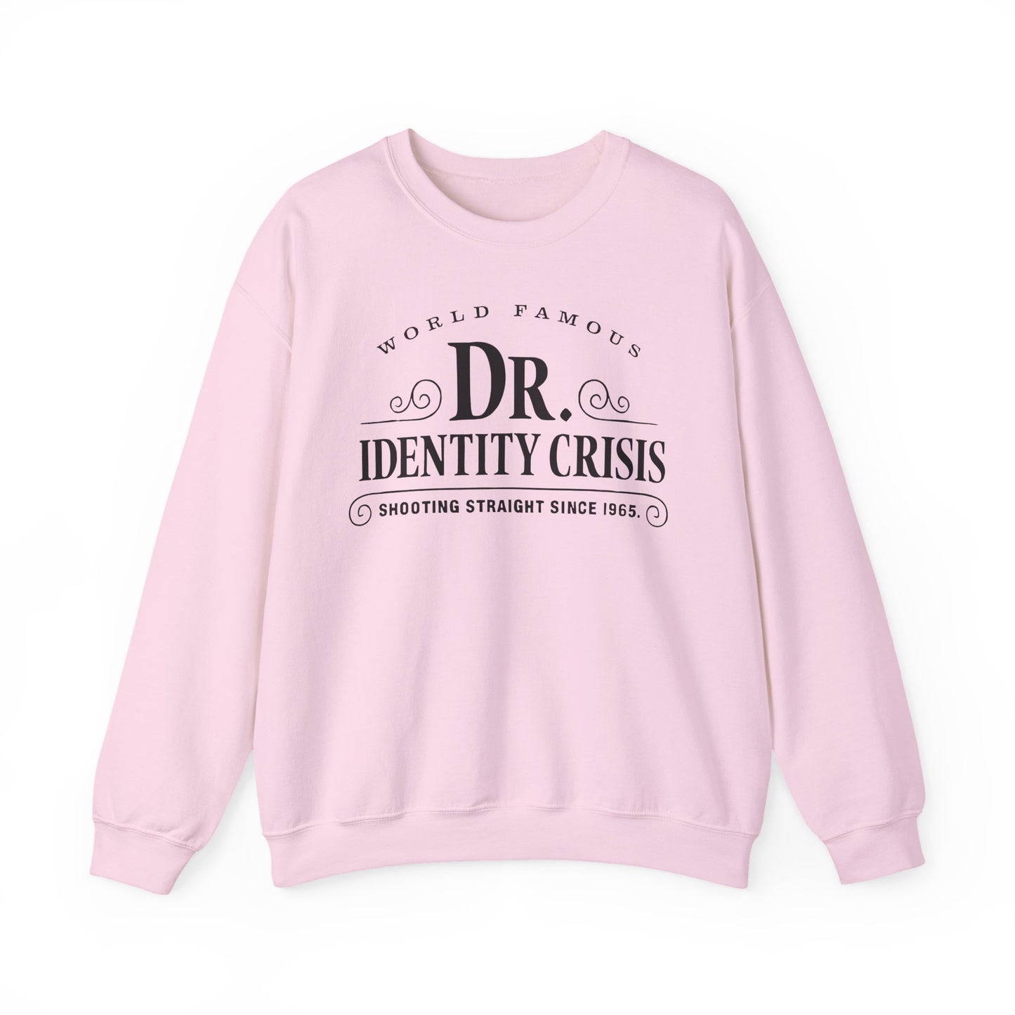 Identity Crisis Unisex Crewneck Sweatshirt Dr. McGillicuddy's Edition