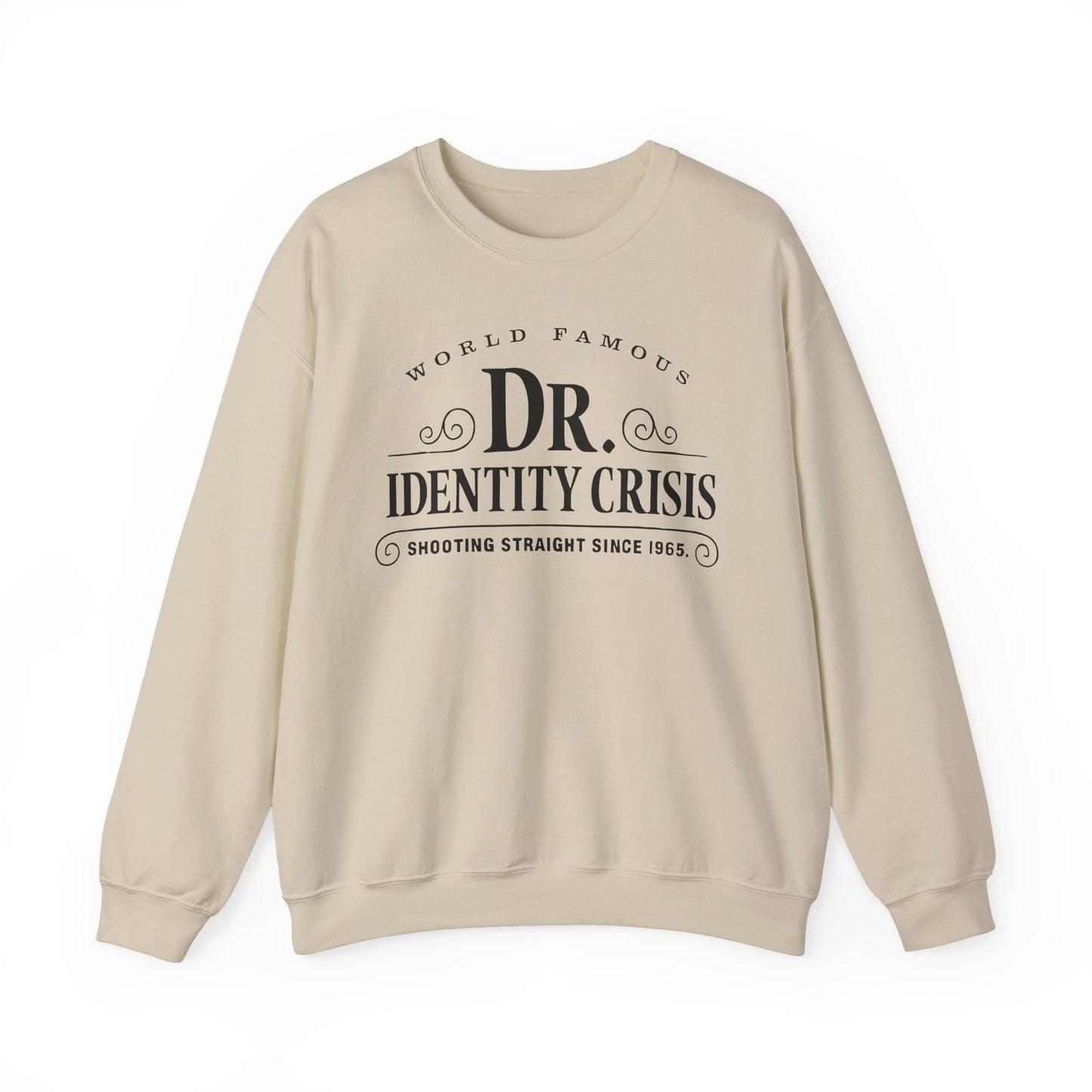 Identity Crisis Unisex Crewneck Sweatshirt Dr. McGillicuddy's Edition