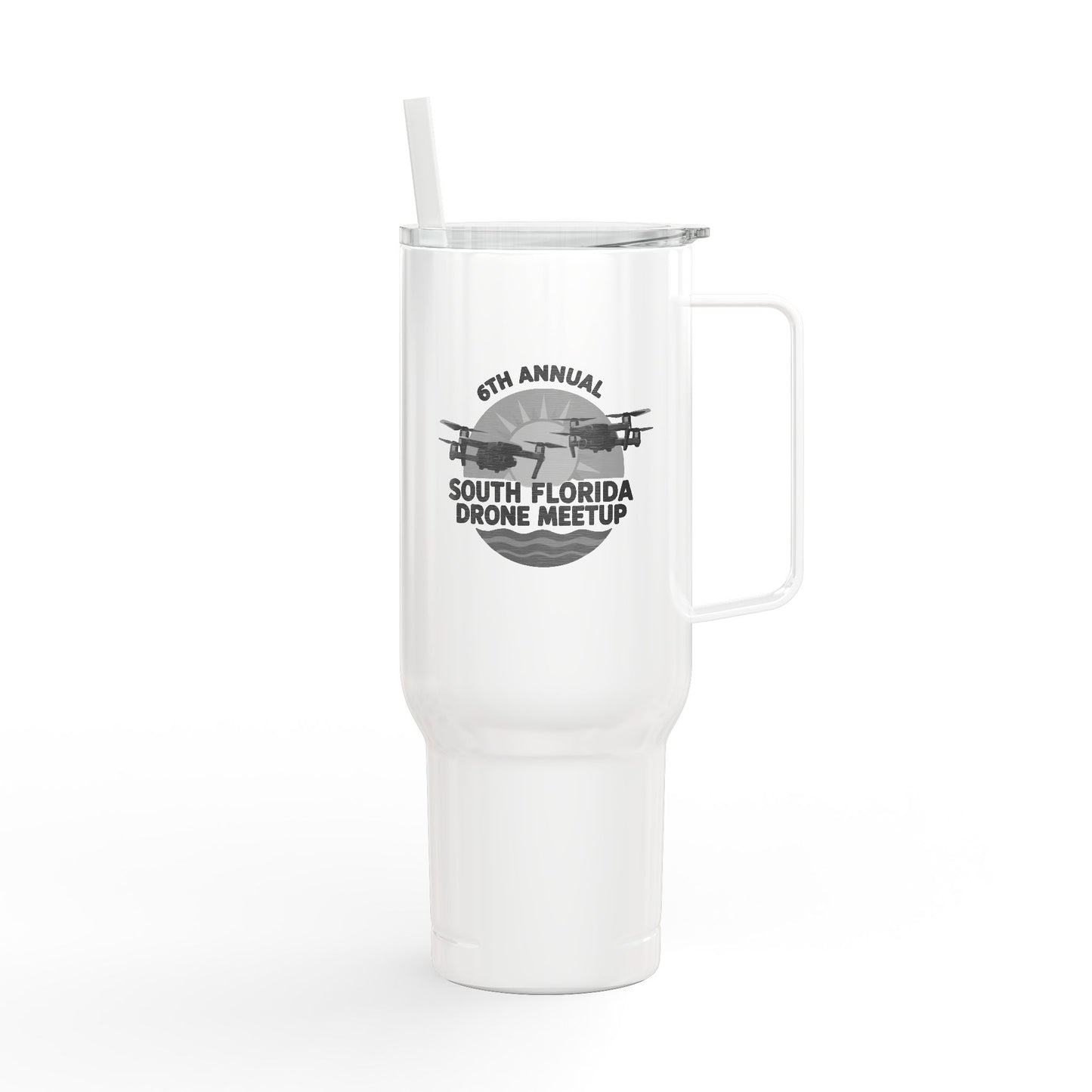 6th Annual South Florida Drone Meetup Insulated Tumbler for Hot & Cold Beverages, 40oz