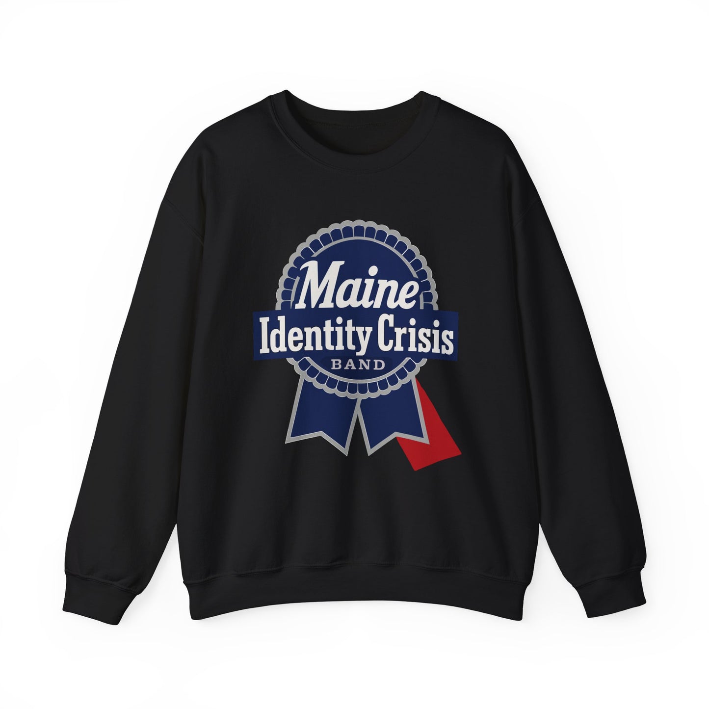 Identity Crisis Unisex Crewneck Sweatshirt Pabst Blue Ribbon Edition
