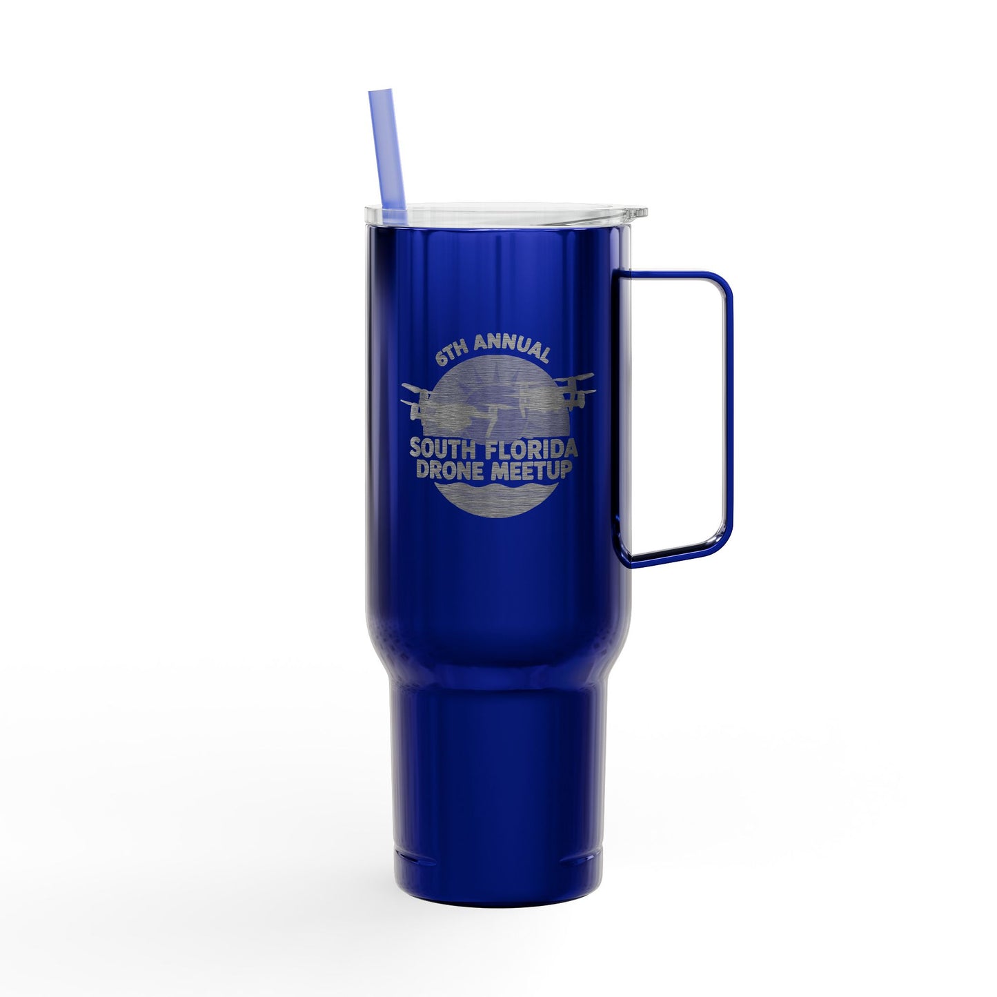 6th Annual South Florida Drone Meetup Insulated Tumbler for Hot & Cold Beverages, 40oz