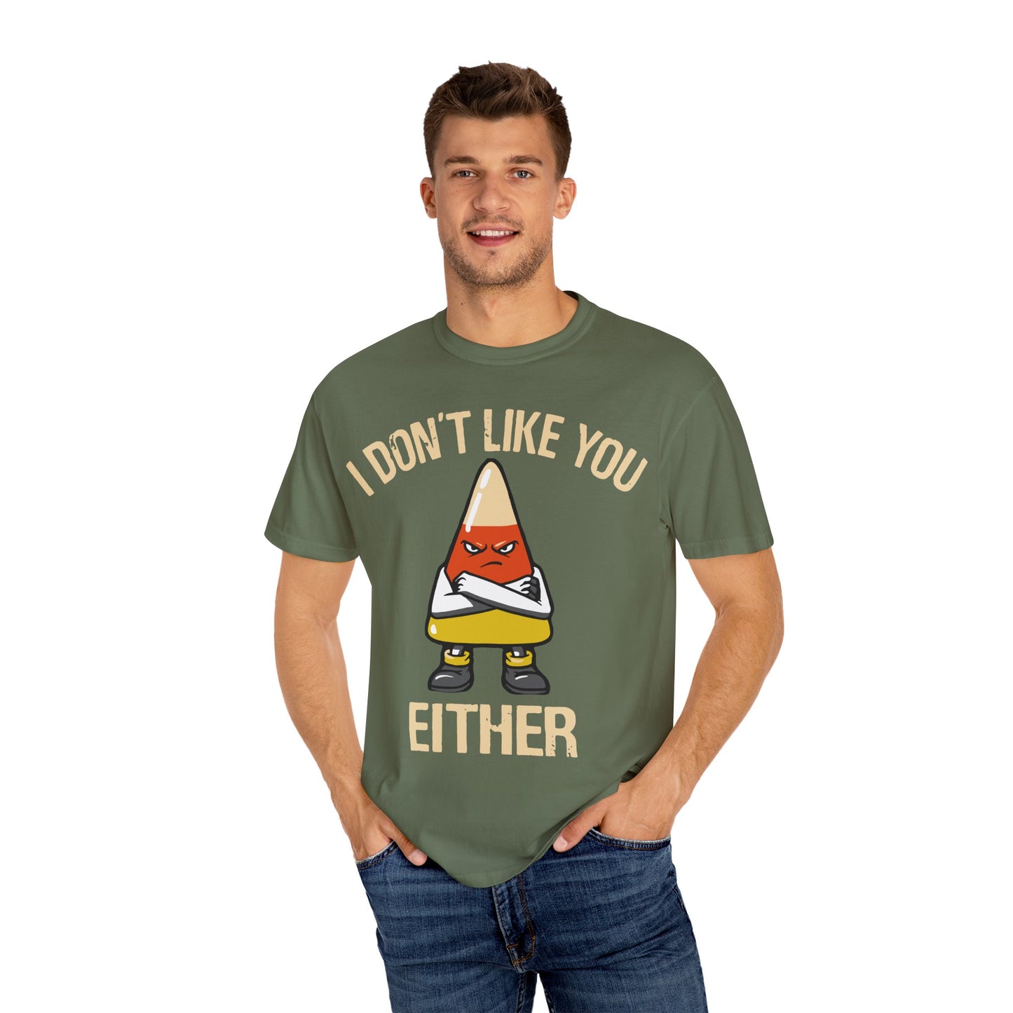 Candy Corn Unisex Garment-Dyed T-shirt