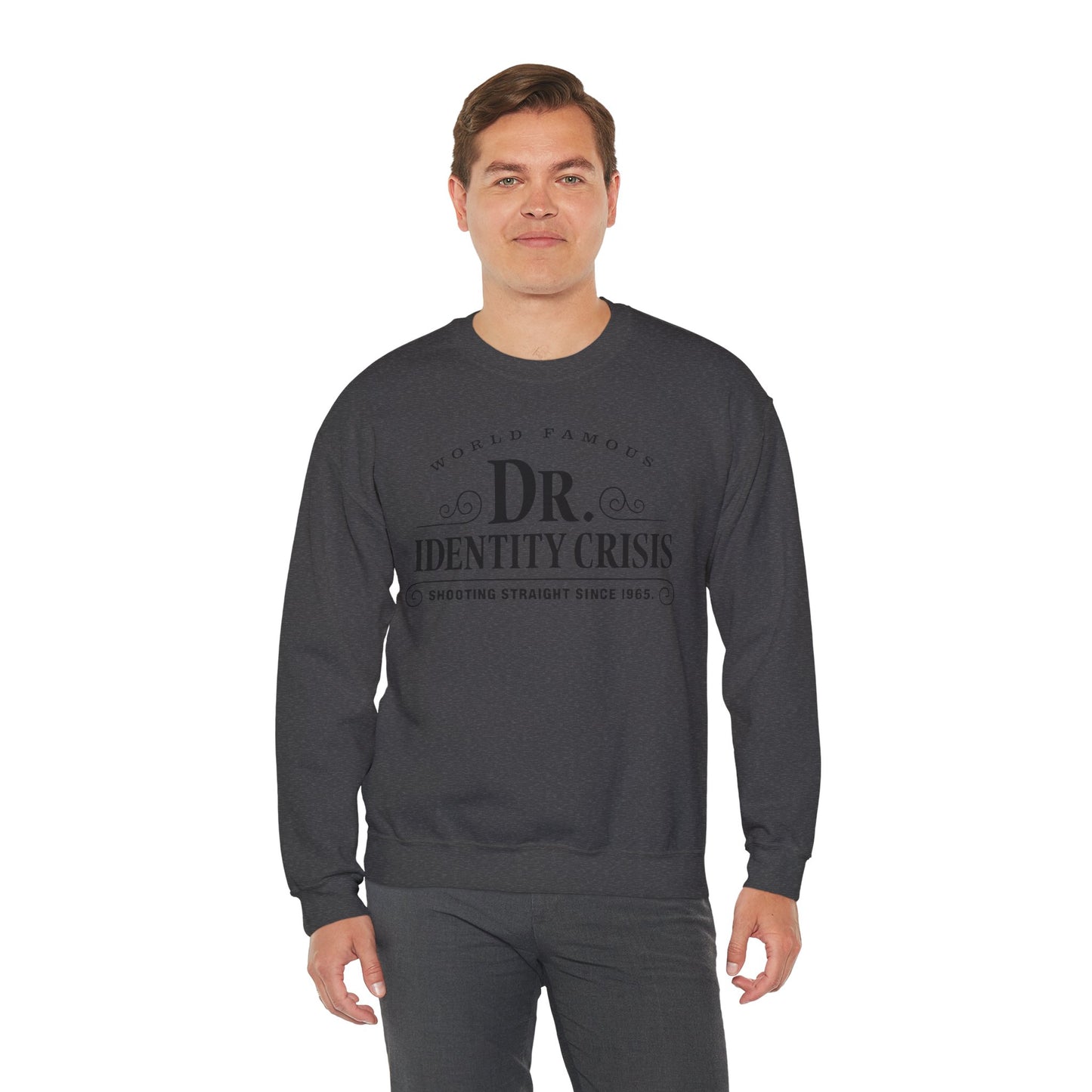 Identity Crisis Unisex Crewneck Sweatshirt Dr. McGillicuddy's Edition