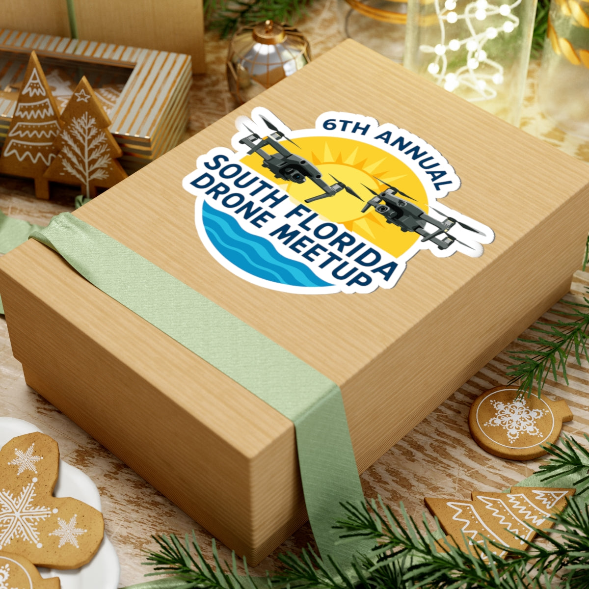 6th Annual South Florida Drone Meetup Kiss-Cut Stickers